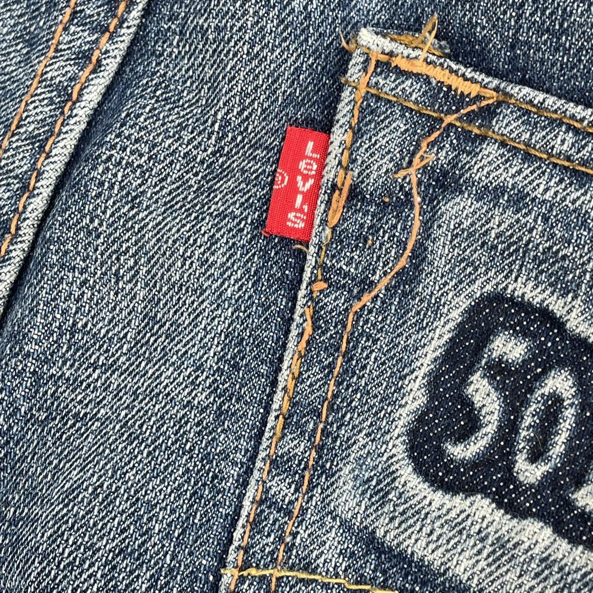 Levi's × Levi's Made & Crafted × Levi's Vintage Clothing “PECULIAR 80s SELVEDGED 501 LEVIS” VINTAGE WEIRD LEVIS DENIM Size US 36 / EU 52 - 10 Thumbnail