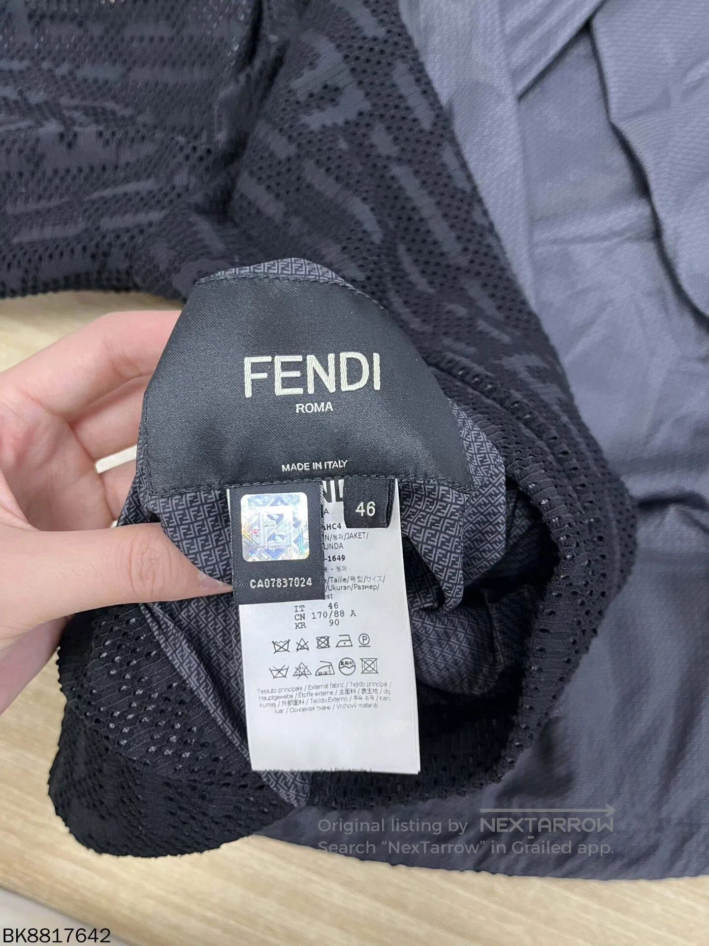 Fendi reversible black Fendi outerwear jacket size 46. Size US S / EU 44-46 / 1 - 3 Thumbnail