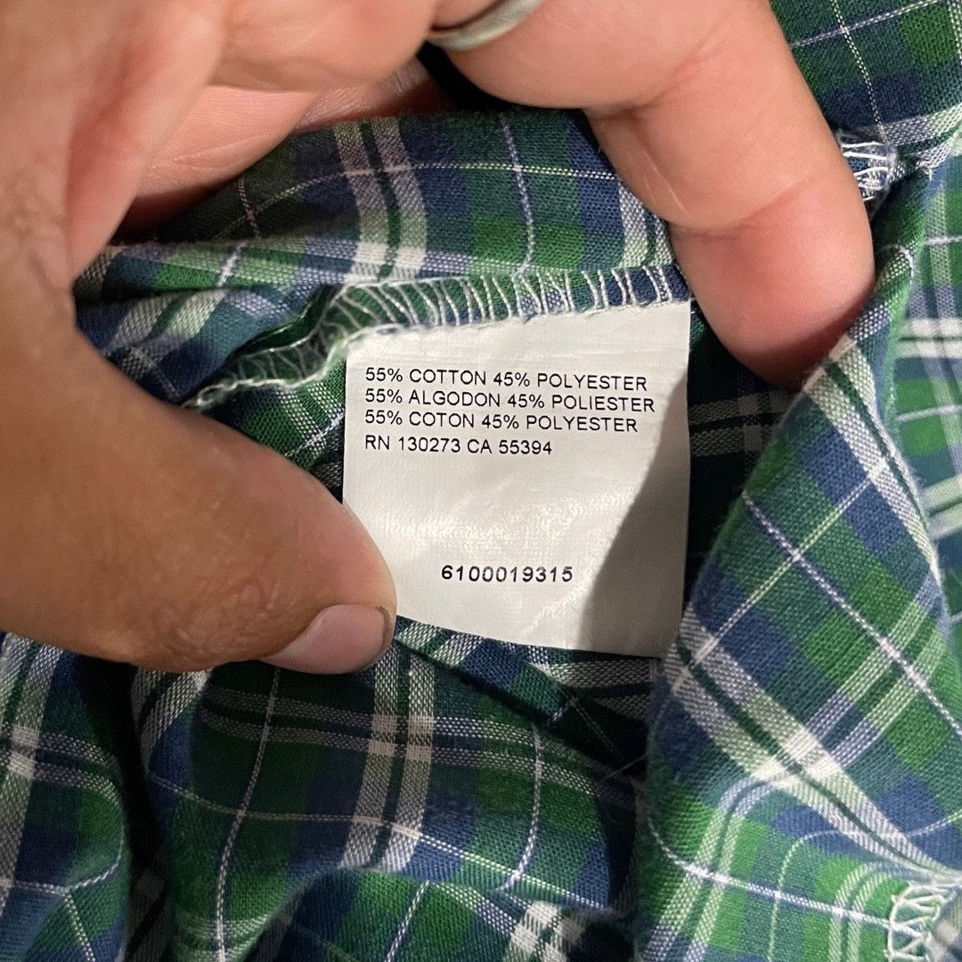 Wrangler Wrancher Short Sleeve Pearl Snap Western Plaid Shirt Cowboy Size US XL / EU 56 / 4 - 4 Thumbnail