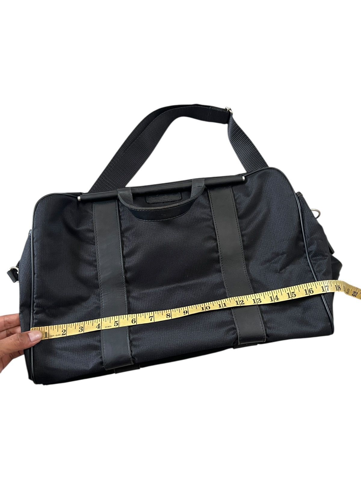 Yohji Yamamoto Vintage Yohji Yamamoto Y’SACCS Boston Bag Leather Trim Size ONE SIZE - 16 Thumbnail