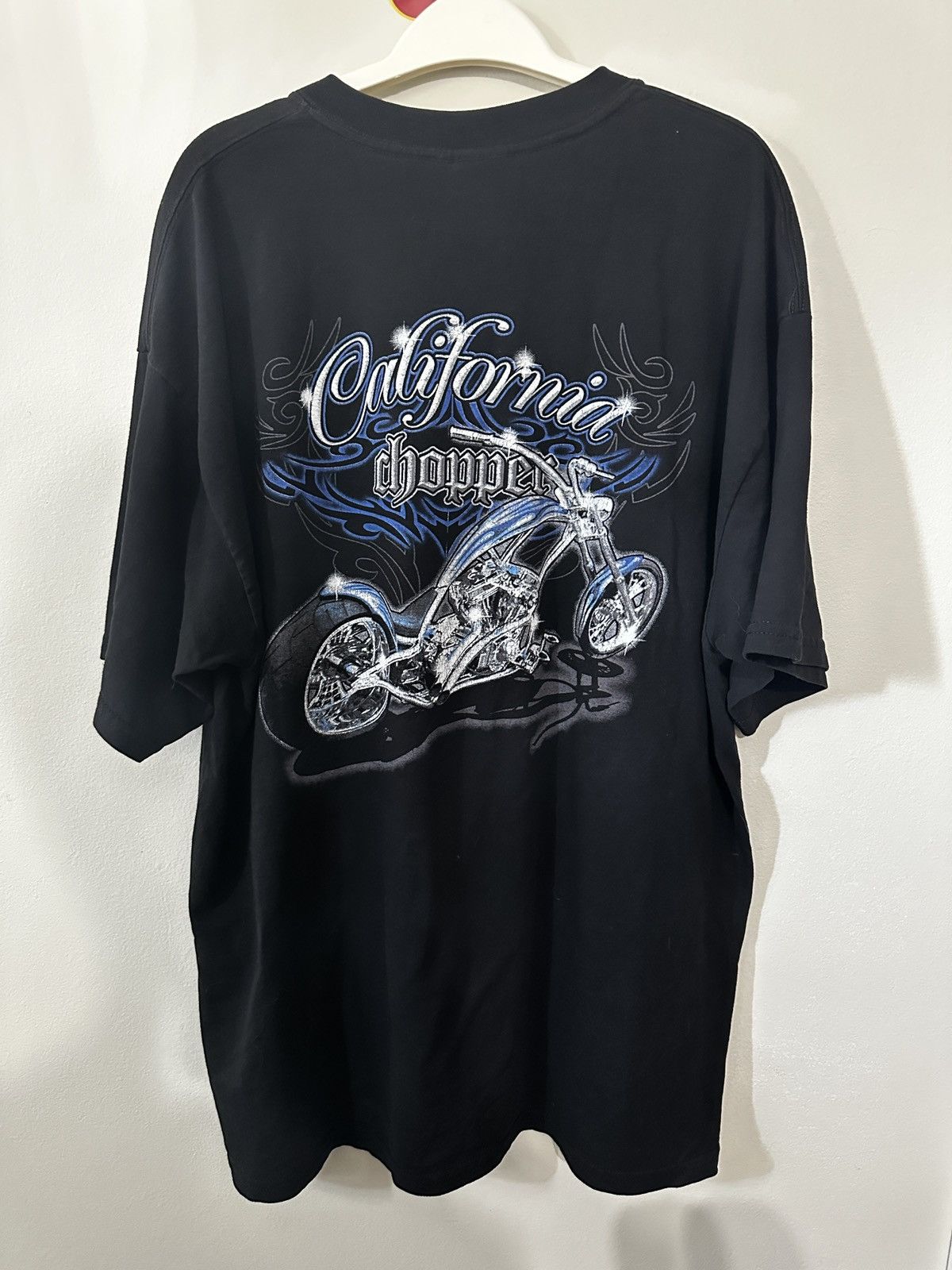 Other Y2k Black California Chopper Biker T-Shirt Size US XL / EU 56 / 4 - 2 Thumbnail