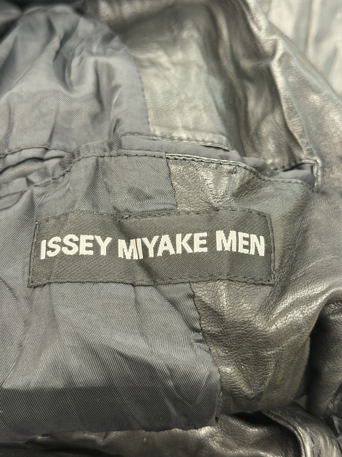Homme Plisse Issey Miyake Issey Miyake Men Crinkled Horse Leather Blazer Jacket Size 3 Size US L / EU 52-54 / 3 - 4 Thumbnail