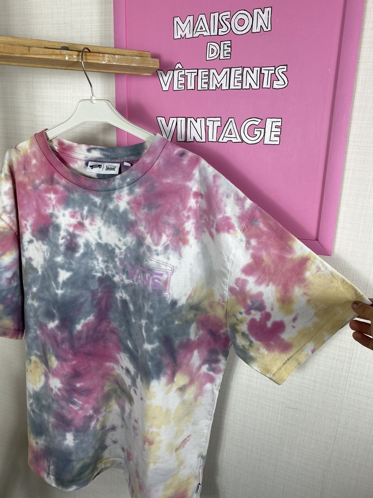 Aries × Vans Aries Vans Tie Dye T Shirt Size US XL / EU 56 / 4 - 9 Thumbnail
