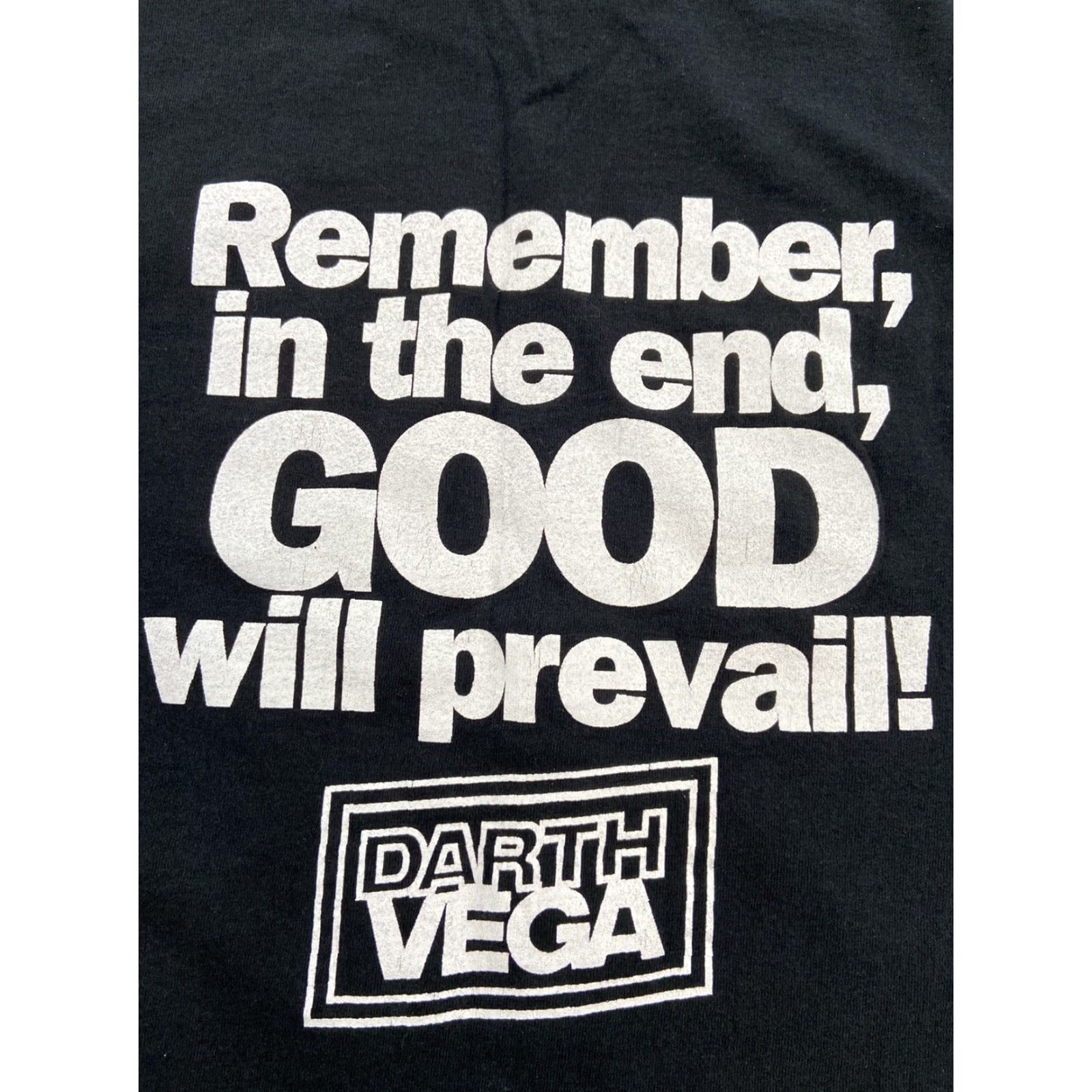 Fruit Of The Loom VINTAGE Fruit of the Loom Darth Vega Shirt Adult XL Black Double Print Mens Size US XL / EU 56 / 4 - 4 Thumbnail