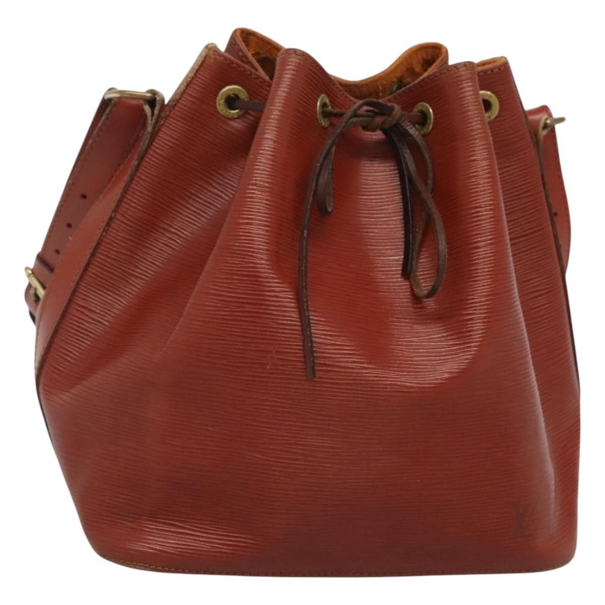 Louis Vuitton Epi Petit Noe Shoulder Bag Brown M44103 Lv Auth Bs24691, Women's