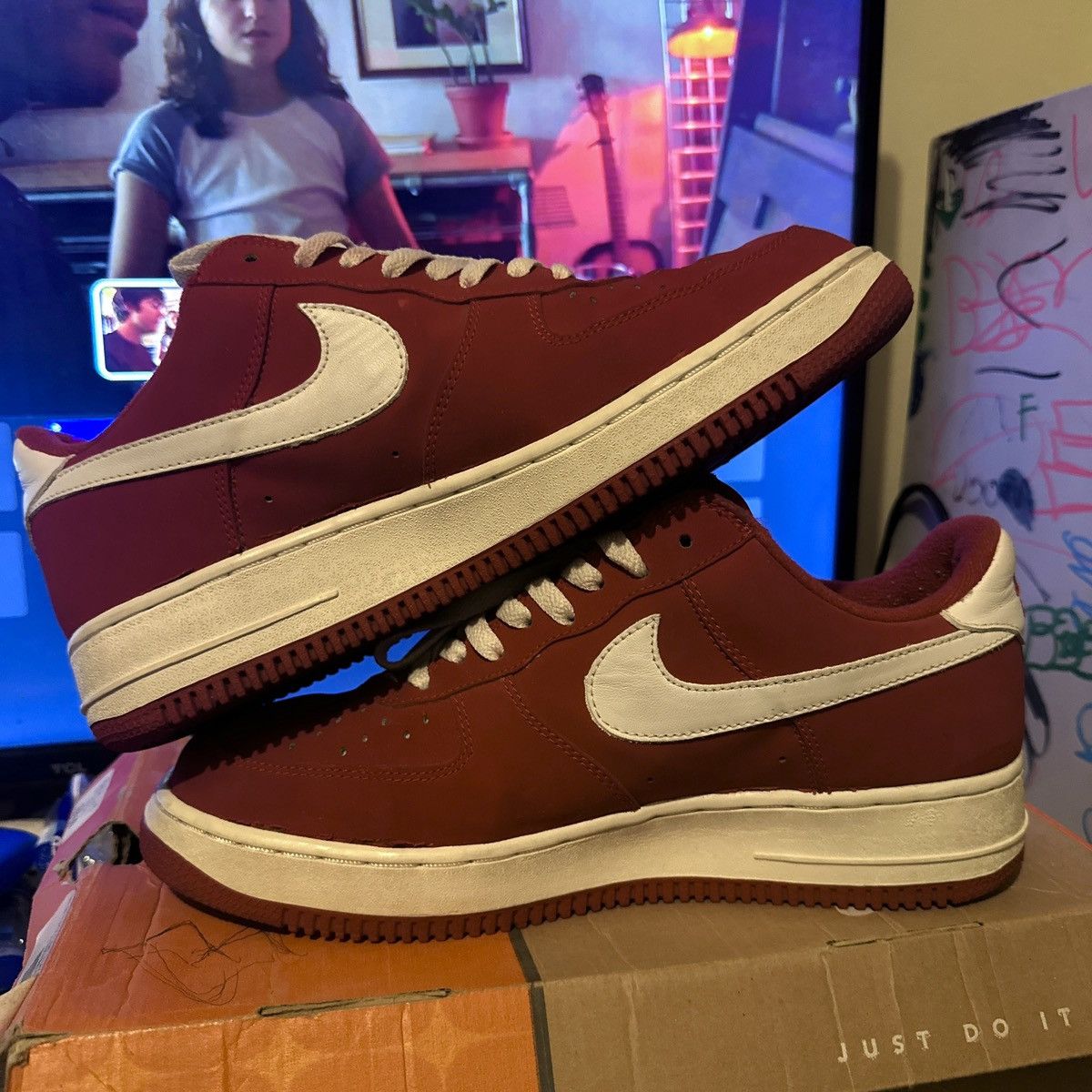 Nike Nike Air Force 1 Valentines Day 2003 wmns Size US 9.5 / EU 42-43 - 5 Thumbnail