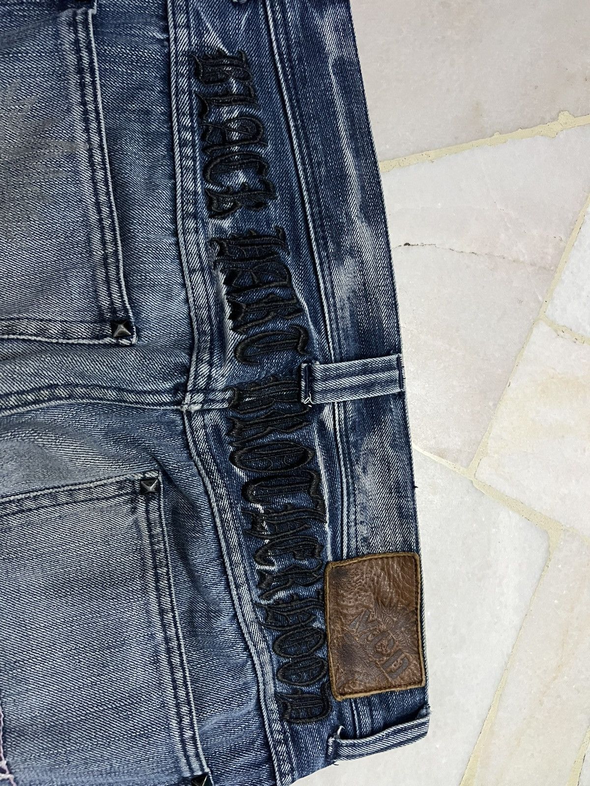 Japanese Brand 💥Baggy💥MCD Faded Punk Jean Very Rare Size US 32 / EU 48 - 20 Thumbnail