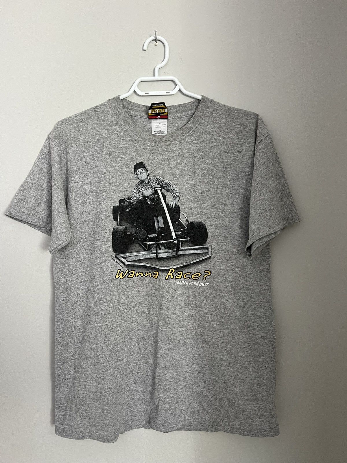 Vintage Vintage Rare Y2K Wanna Race? Trailer Park Boys Show Case Tee Size US M / EU 48-50 / 2 - 1 Thumbnail
