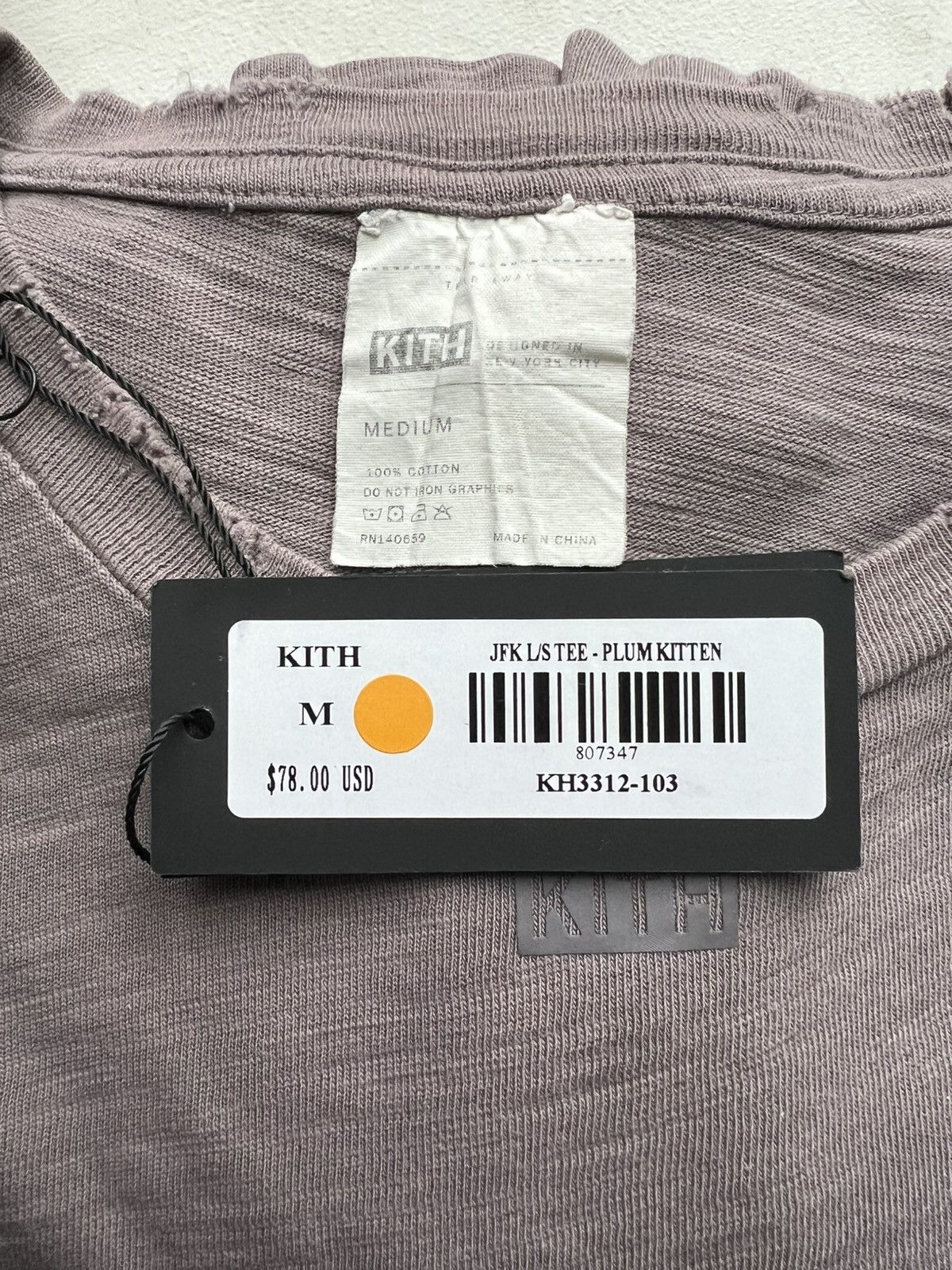 Kith Kith JFK Distressed Long Sleeve Tee Shirt Size US M / EU 48-50 / 2 - 7 Thumbnail