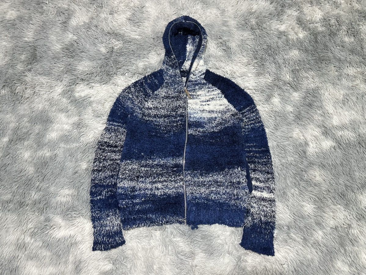 BUFFALO BOBS 🔥Y2K Buffalo Bobs Gradient Boa Knit Hoodie Full Zip Size US M / EU 48-50 / 2 - 1 Thumbnail
