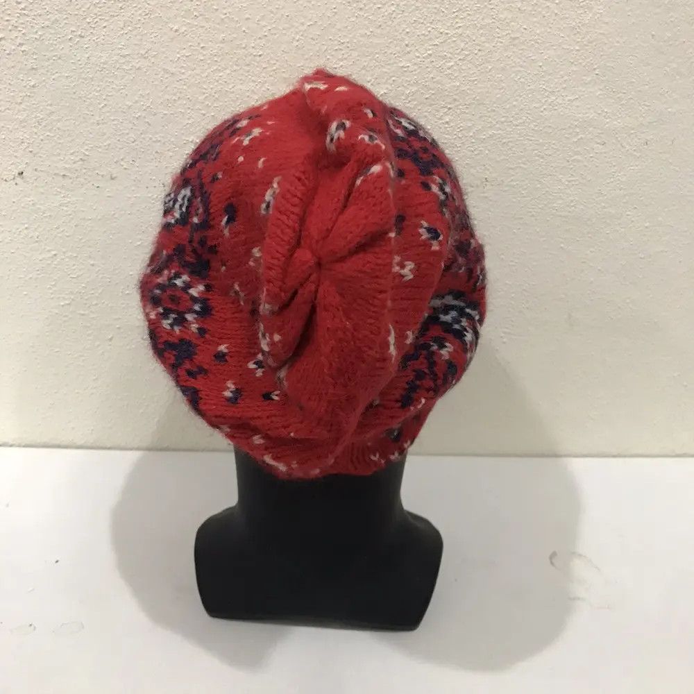 45rpm × Vintage Vintage 45rpm Paislee Rare Design Knit Beanie Hat Size ONE SIZE - 4 Thumbnail