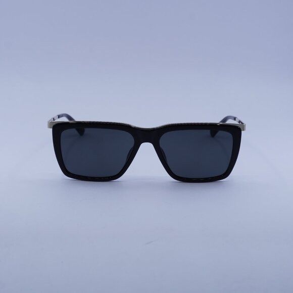 Saint Laurent Paris Saint Laurent SL 765 001 Sunglasses Black/Gold Square Frame Size ONE SIZE - 3 Thumbnail