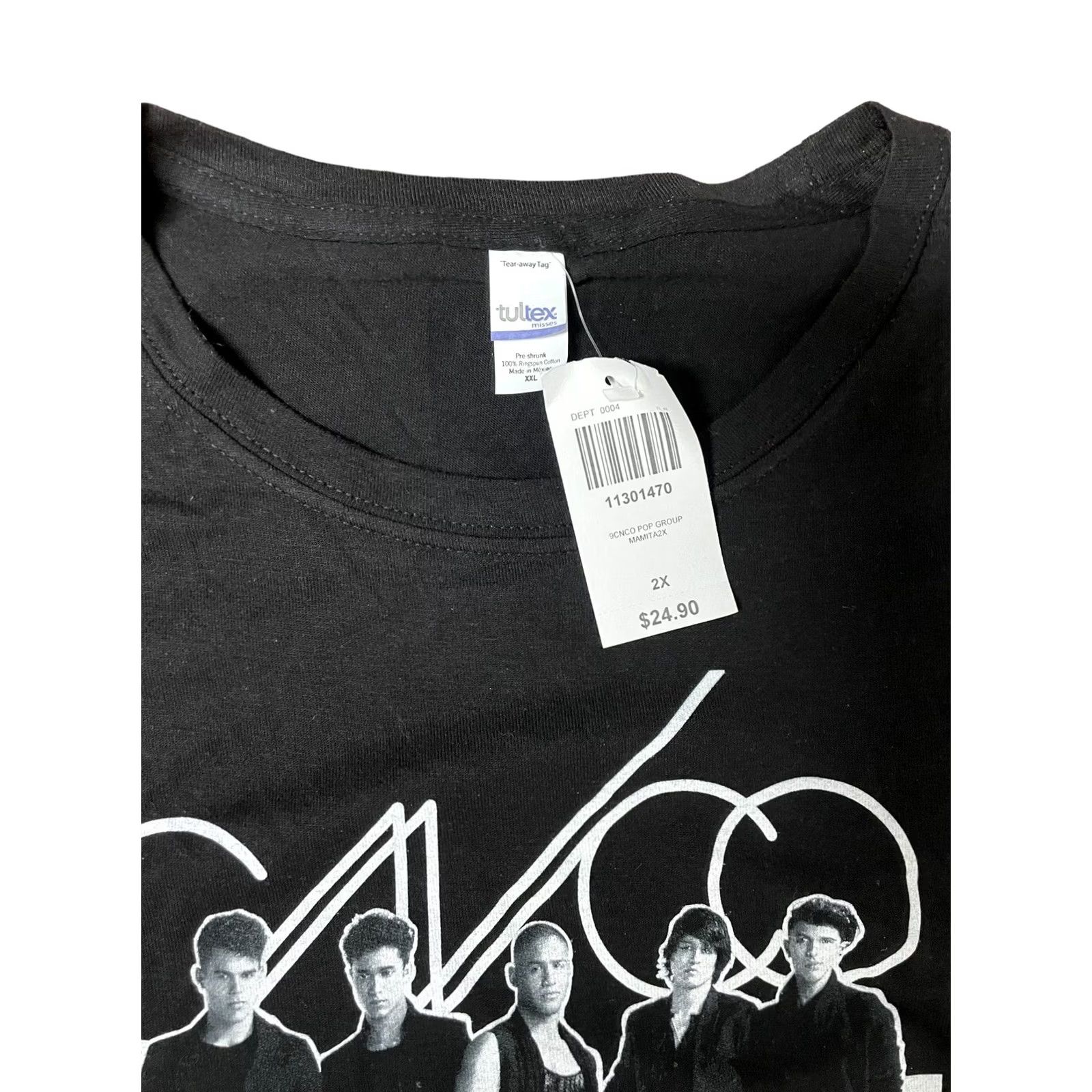 Tultex Cnco Pop Group Hot Topic Shirt Womens 2XL Black Short Sleeve Tee NWT Rock Band 2018 Regular Women size 2XL Shirt Black 2018 NWT Size XXL / US 16-18 / IT 52-54 - 5 Thumbnail