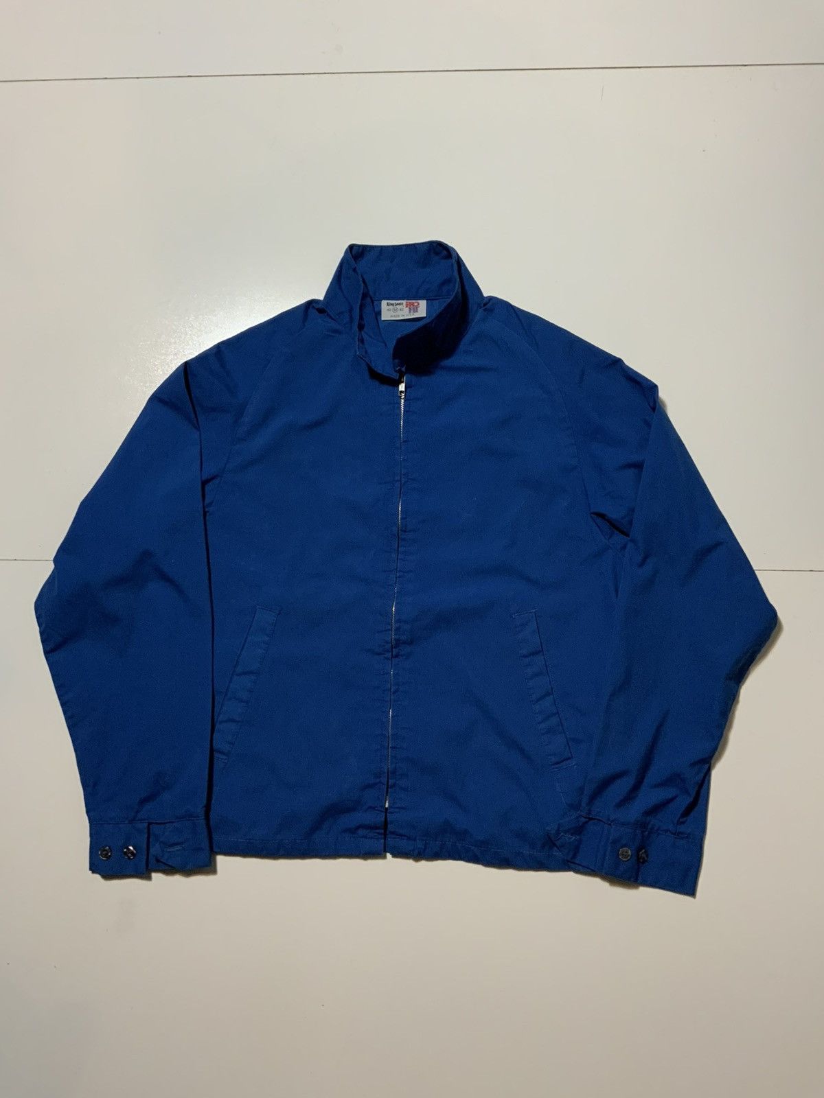 Vintage Vintage 70s 80s King Louie Work Blue Union Made Zip Jacket Size US M / EU 48-50 / 2 - 1 Thumbnail