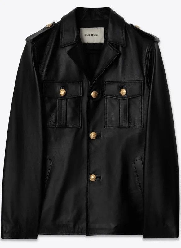 Blk Dnm Leather jacket 175 EU 48 USA 38 Size US M / EU 48-50 / 2 - 6 Thumbnail
