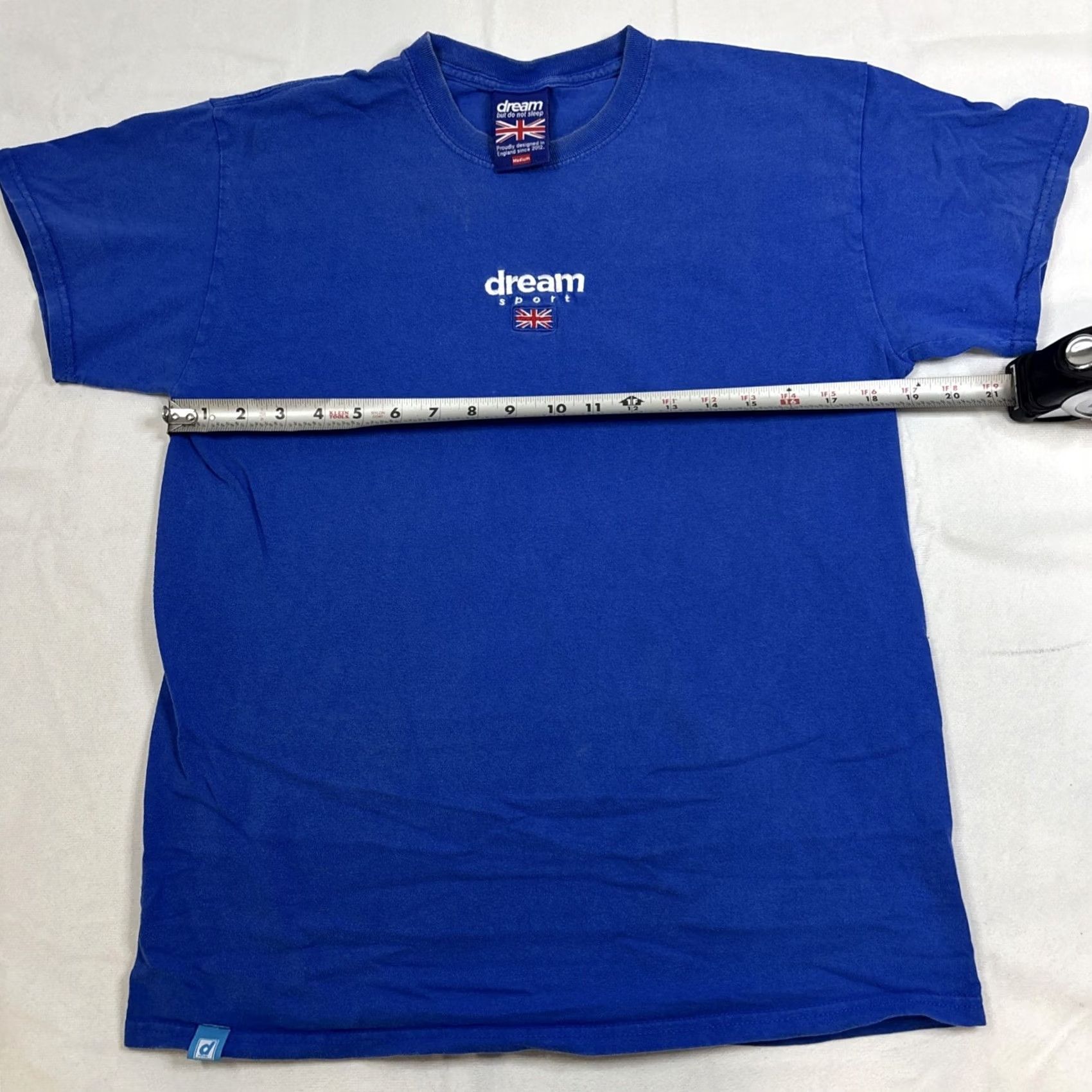 Vintage Dream But Do Not Sleep Sports T Shirt Men’s Medium Blue UK England Mens M Blue Sports Size US M / EU 48-50 / 2 - 4 Thumbnail
