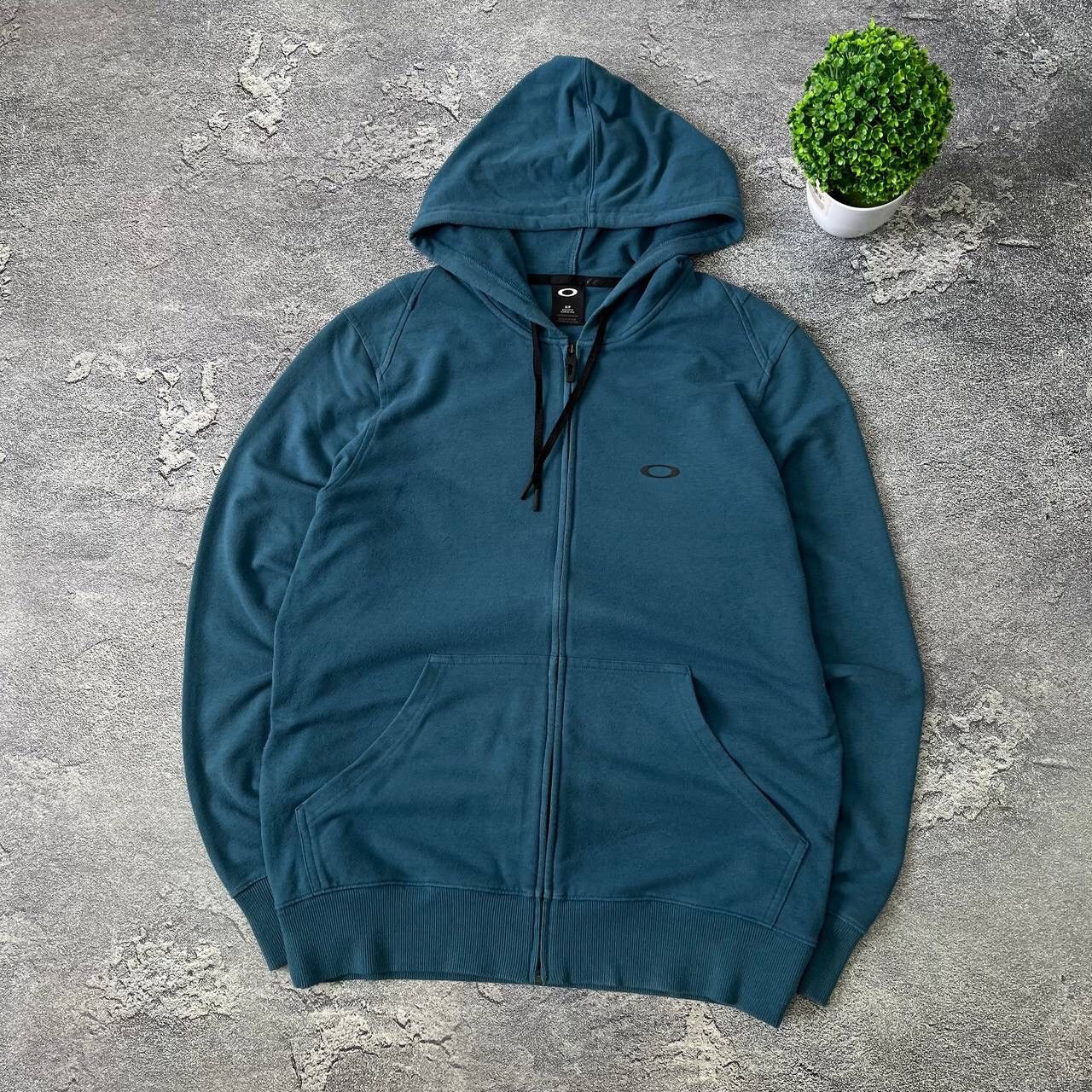Oakley Vintage Blue Oakley Full Zip Mini Logo Graphic Print Grey Size US S / EU 44-46 / 1 - 14 Thumbnail