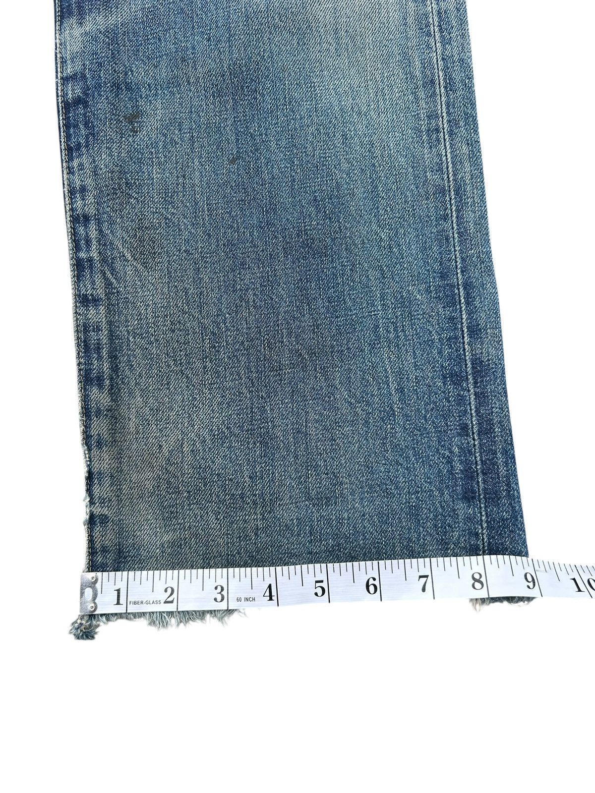 Kapital Thrashed Vintage Levis big E Selvedge Repair Denim Jeans Size US 32 / EU 48 - 24 Thumbnail