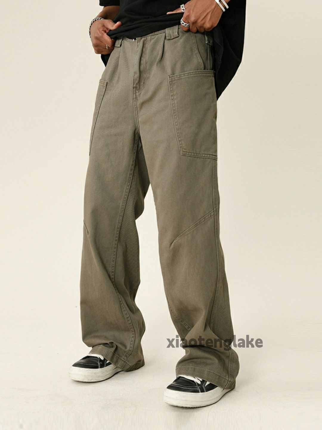 Designer × Japanese Brand × Vintage washed faded cleanfit yuppie y2k work cargo pants Size US 32 / EU 48 - 1 Thumbnail