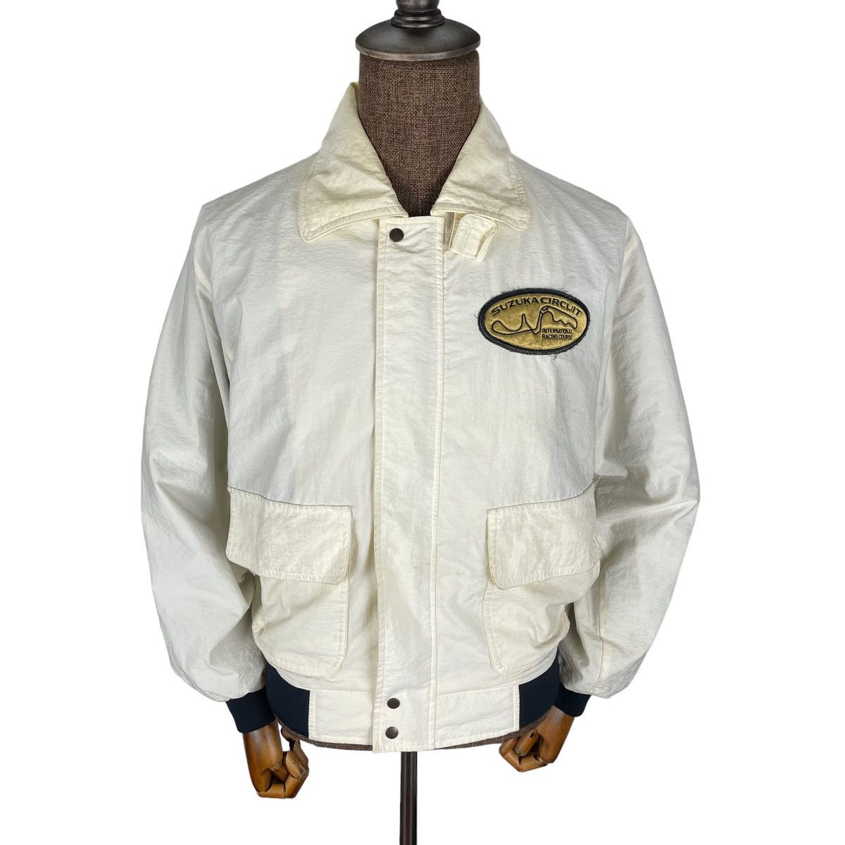 Japanese Brand 🔥90s SUZUKA CIRCUIT INTERNATIONAL RACING BOMBER JACKET Size US L / EU 52-54 / 3 - 2 Thumbnail