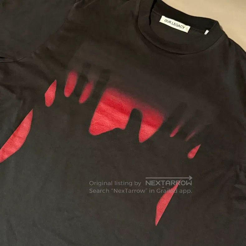 Our Legacy Our Legacy Black Short Sleeve T-Shirt Size US M / EU 48-50 / 2 - 2 Thumbnail