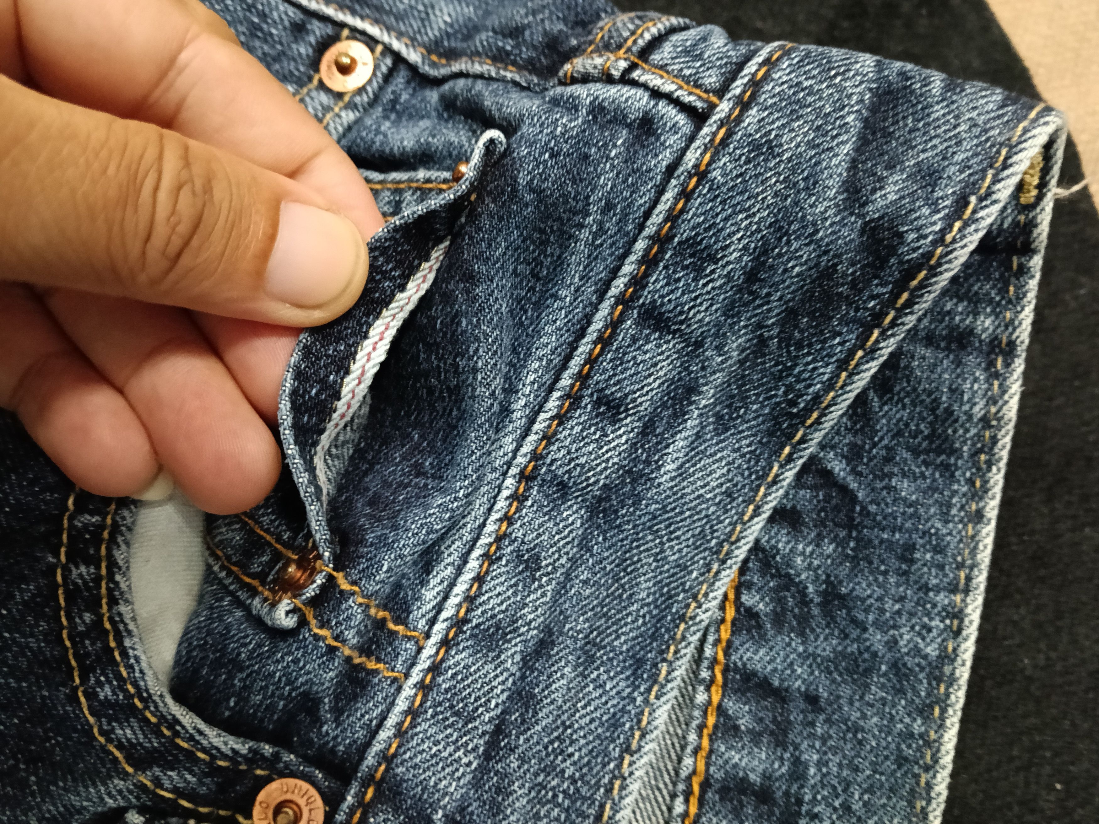 Japanese Brand 💥(32) Flared Uniqlo Jeans Selvedge💥 Size US 32 / EU 48 - 6 Thumbnail