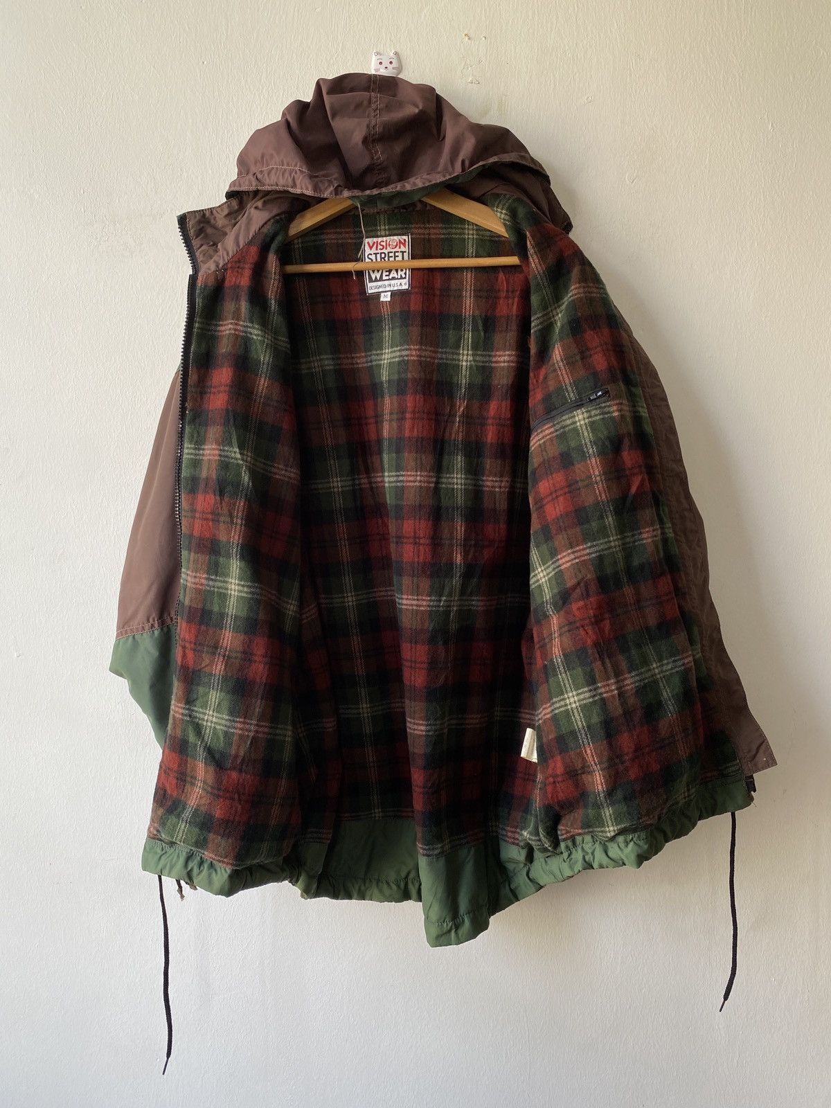 Santa Cruz Skateboards × Vintage × Vision Streetwear Vintage 90’s Vision Streetwear Skateboard Hoodie Jacket Size US M / EU 48-50 / 2 - 11 Thumbnail