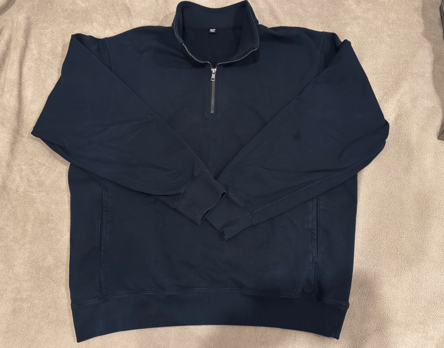 Uniqlo Uniqlo Half Zip Pullover Sweatshirt Size US L / EU 52-54 / 3 - 2 Thumbnail
