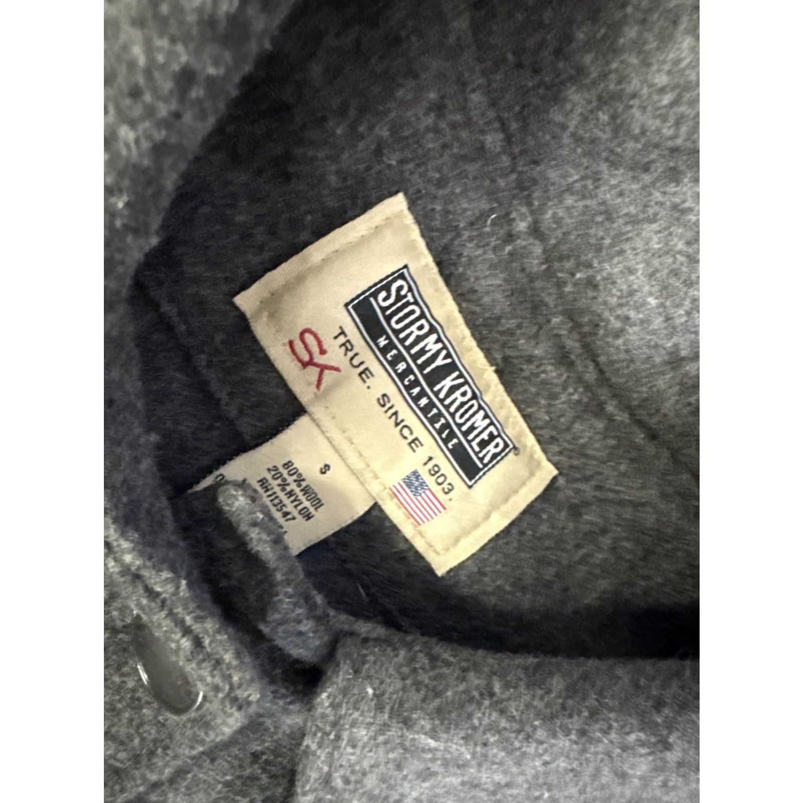 Vintage Stormy Kromer Mackinaw Wool Peacoat Coat Jacket Gray Women’s S Small Size S / US 4 / IT 40 - 2 Thumbnail
