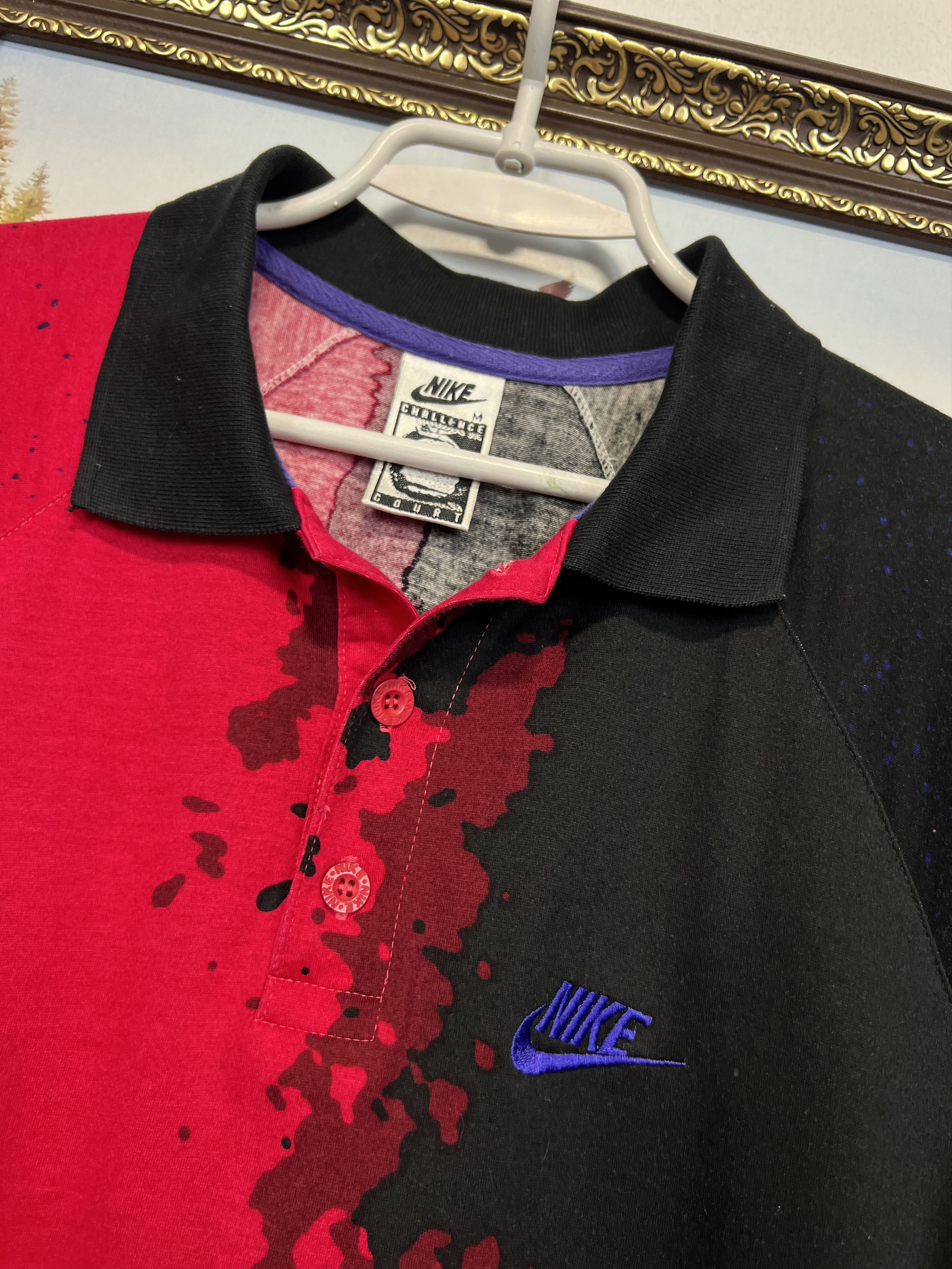 Nike Vintage Nike Challenge Court Andre Agassi Tennis Polo Shirt Size US M / EU 48-50 / 2 - 3 Thumbnail