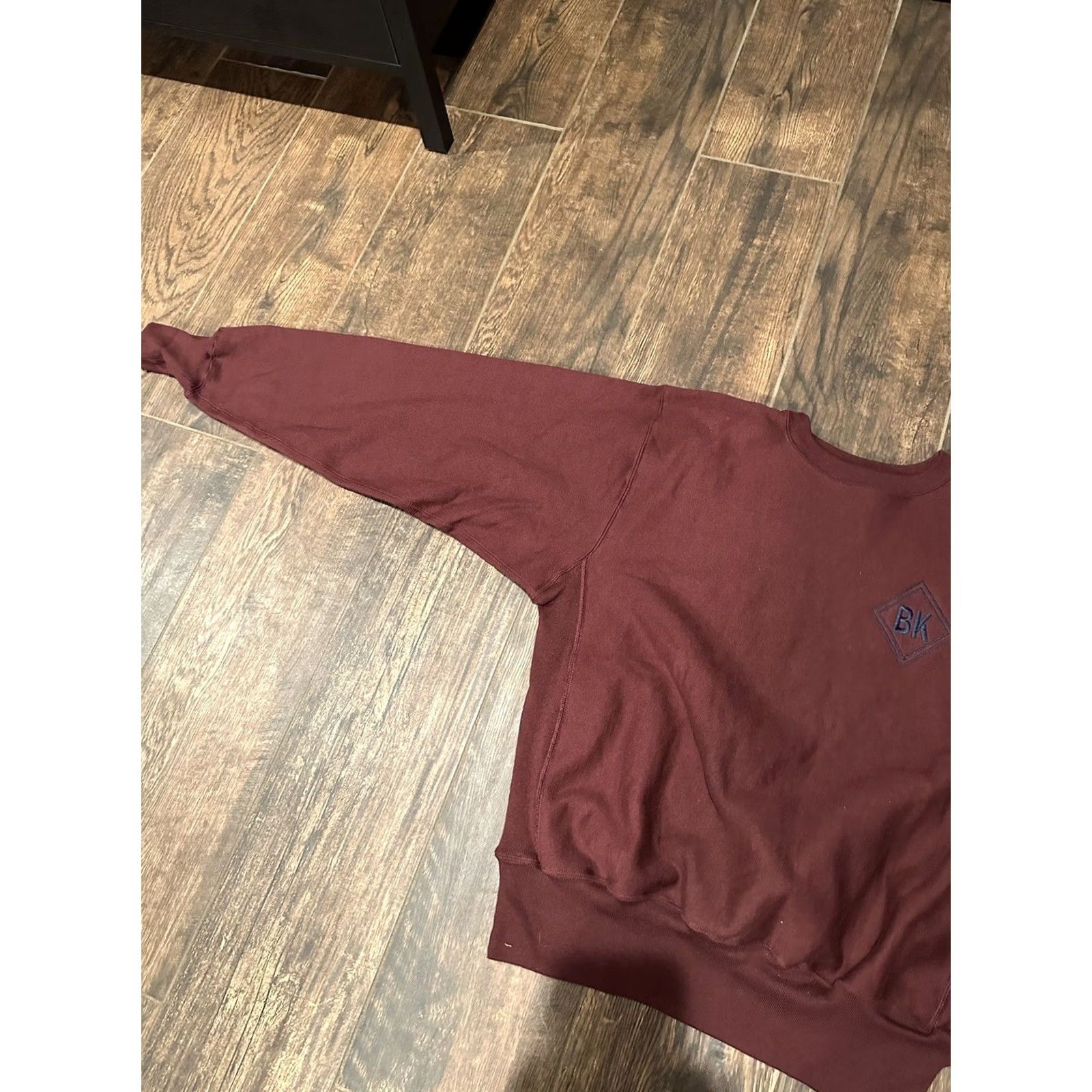 Champion VINTAGE Champion Reverse Weave Sweatshirt Crew Neck L Mens Brown 90s Reversible 80s 90s Pullover Size US L / EU 52-54 / 3 - 3 Thumbnail