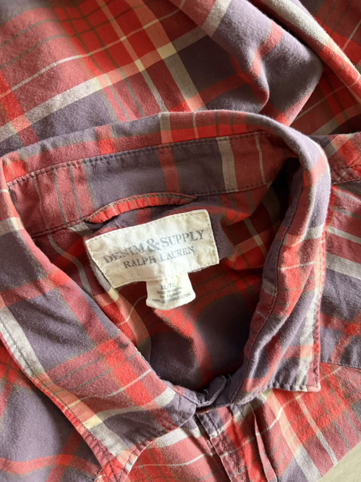 Polo Ralph Lauren Denim Supply Ralph Lauren Pearl Snap Sz XL Casual Western Size US XL / EU 56 / 4 - 6 Thumbnail