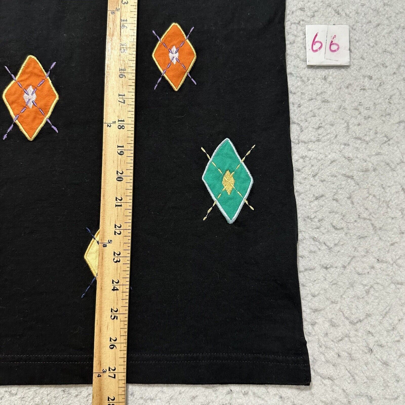 Teddy Fresh Teddy Fresh Small Argyle Applique Polo Short Sleeve Black Size US S / EU 44-46 / 1 - 10 Thumbnail