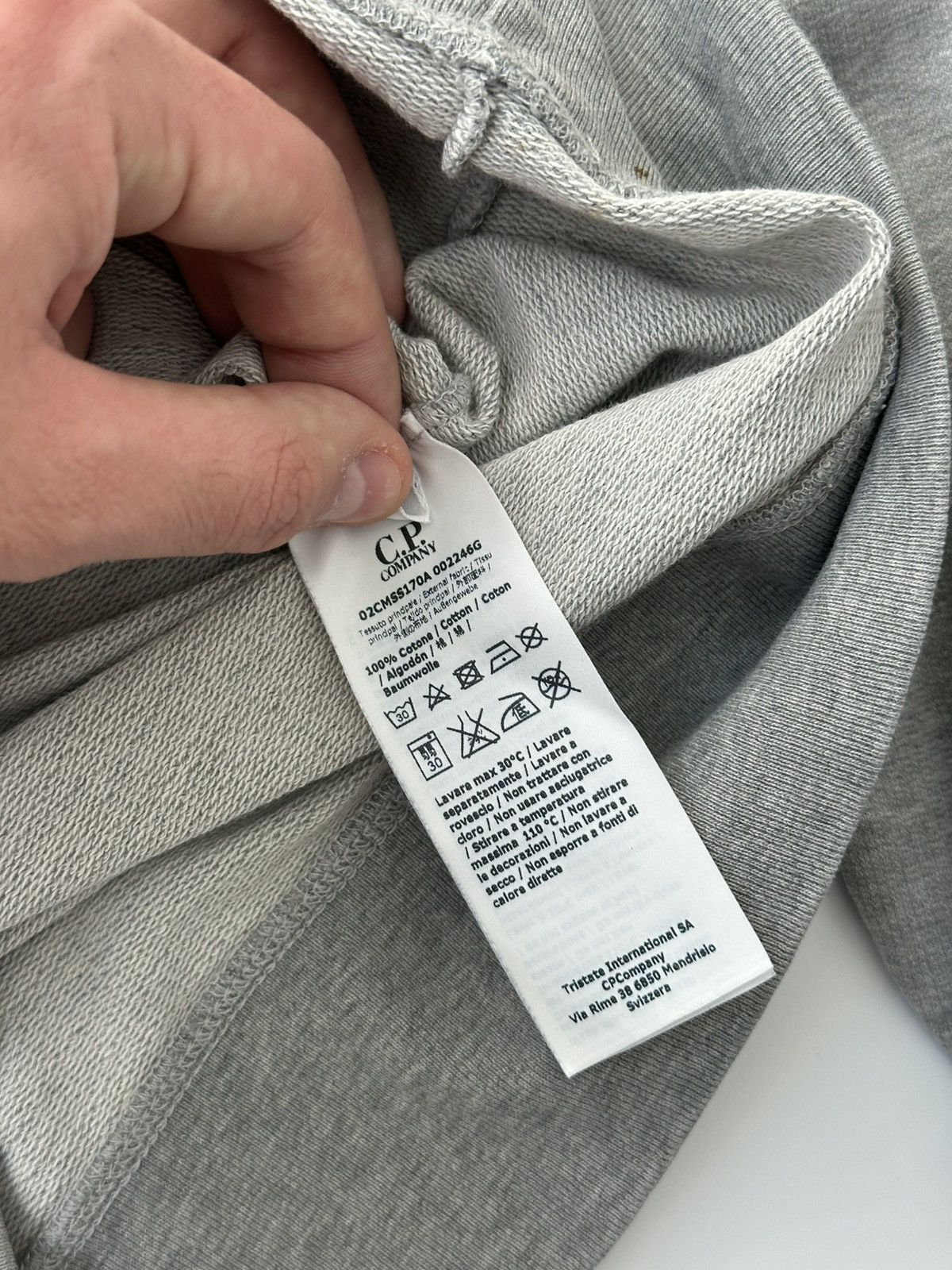 C.P. Company C.P Comapny Sweatshirt Logo Men's Gray Size US L / EU 52-54 / 3 - 10 Thumbnail