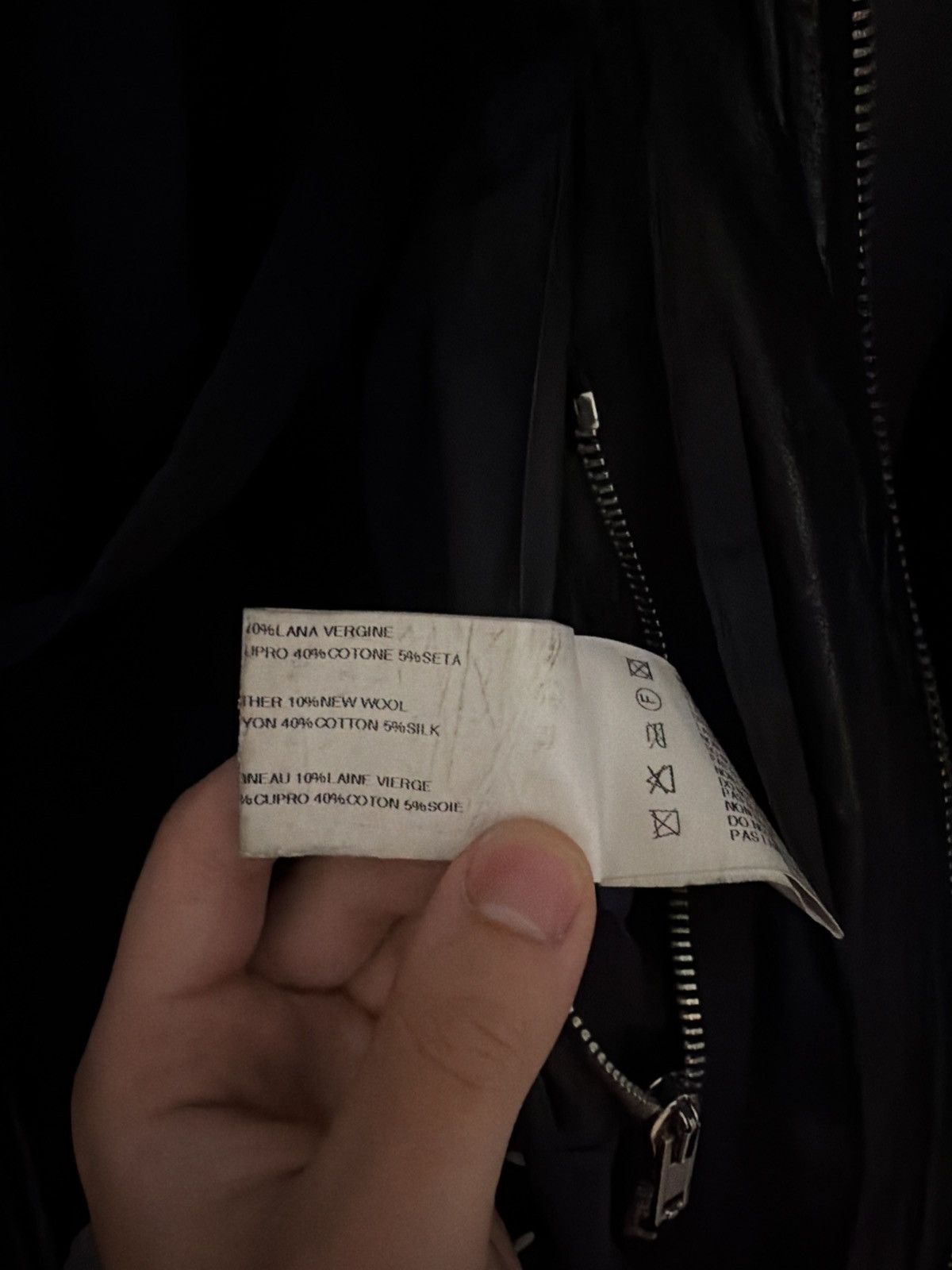 Rick Owens Rick Owens Blistered Leather Intarsia Size US S / EU 44-46 / 1 - 11 Thumbnail