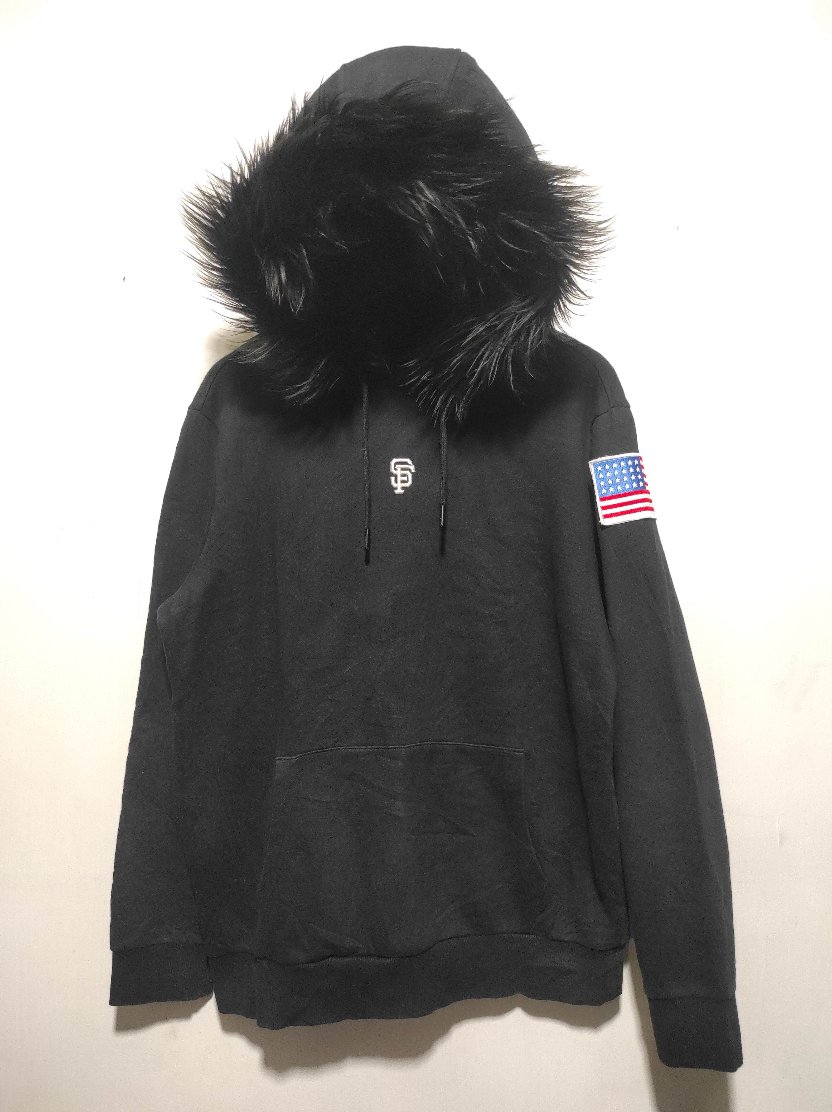 Hysteric Glamour MLB Black Fur Hoodie IfSixWasNine LGB style Size US L / EU 52-54 / 3 - 2 Thumbnail