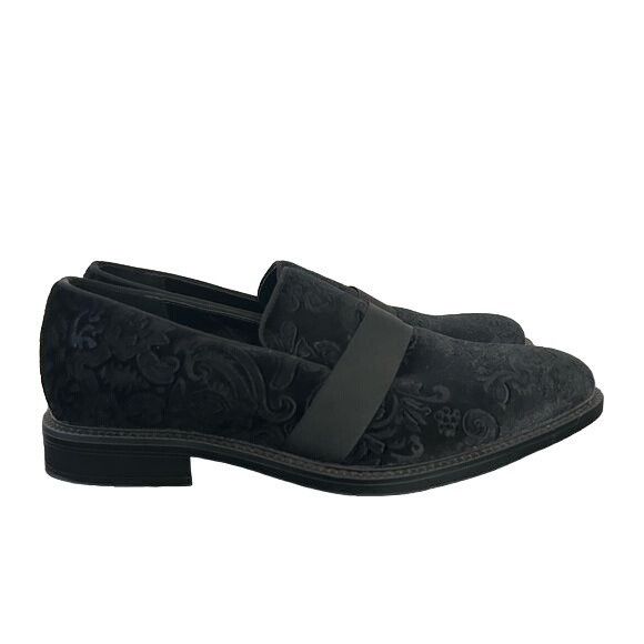 Other Bruno Marc Velvet Tuxedo Men's Dress Shoes Slip On Loafers M Size US 12 / EU 45 - 2 Thumbnail