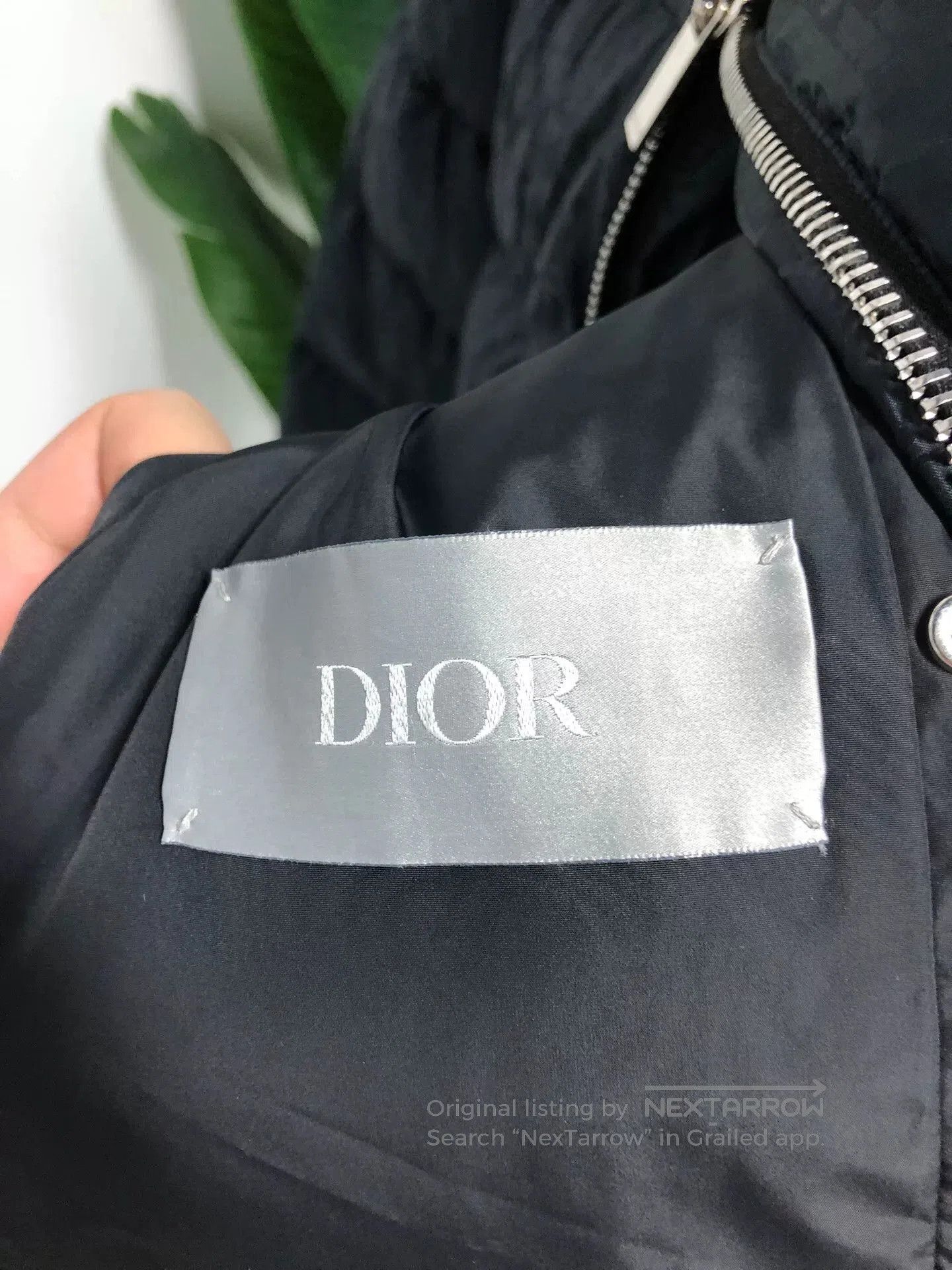 Dior Dior Black Textured Puffer Jacket Size 48. Size US L / EU 52-54 / 3 - 3 Thumbnail