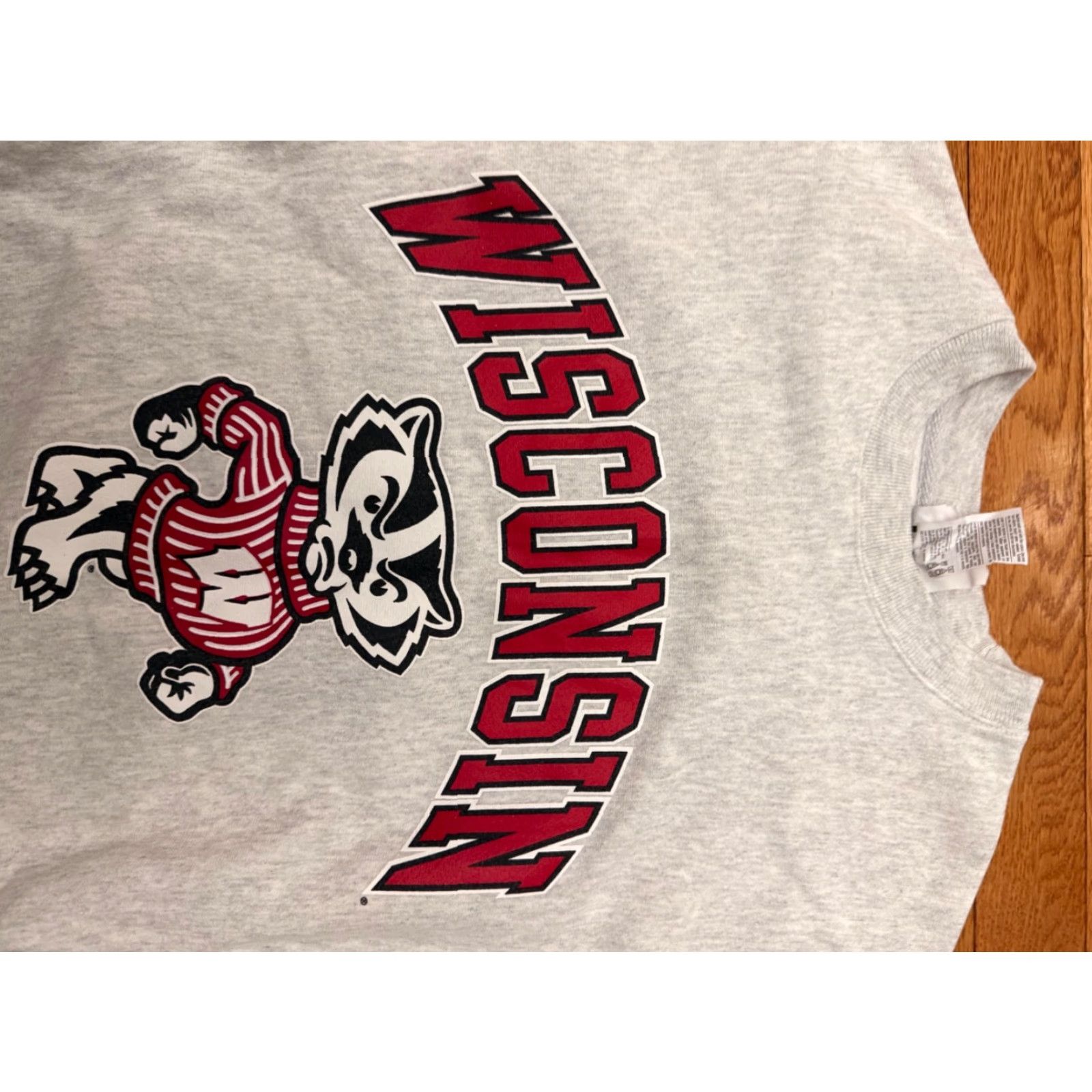 Champion VINTAGE Champion Reverse Weave Mascot Wisconsin Badgers Sweatshirt Reversible Size M Gray 90s Mens Size US M / EU 48-50 / 2 - 3 Thumbnail