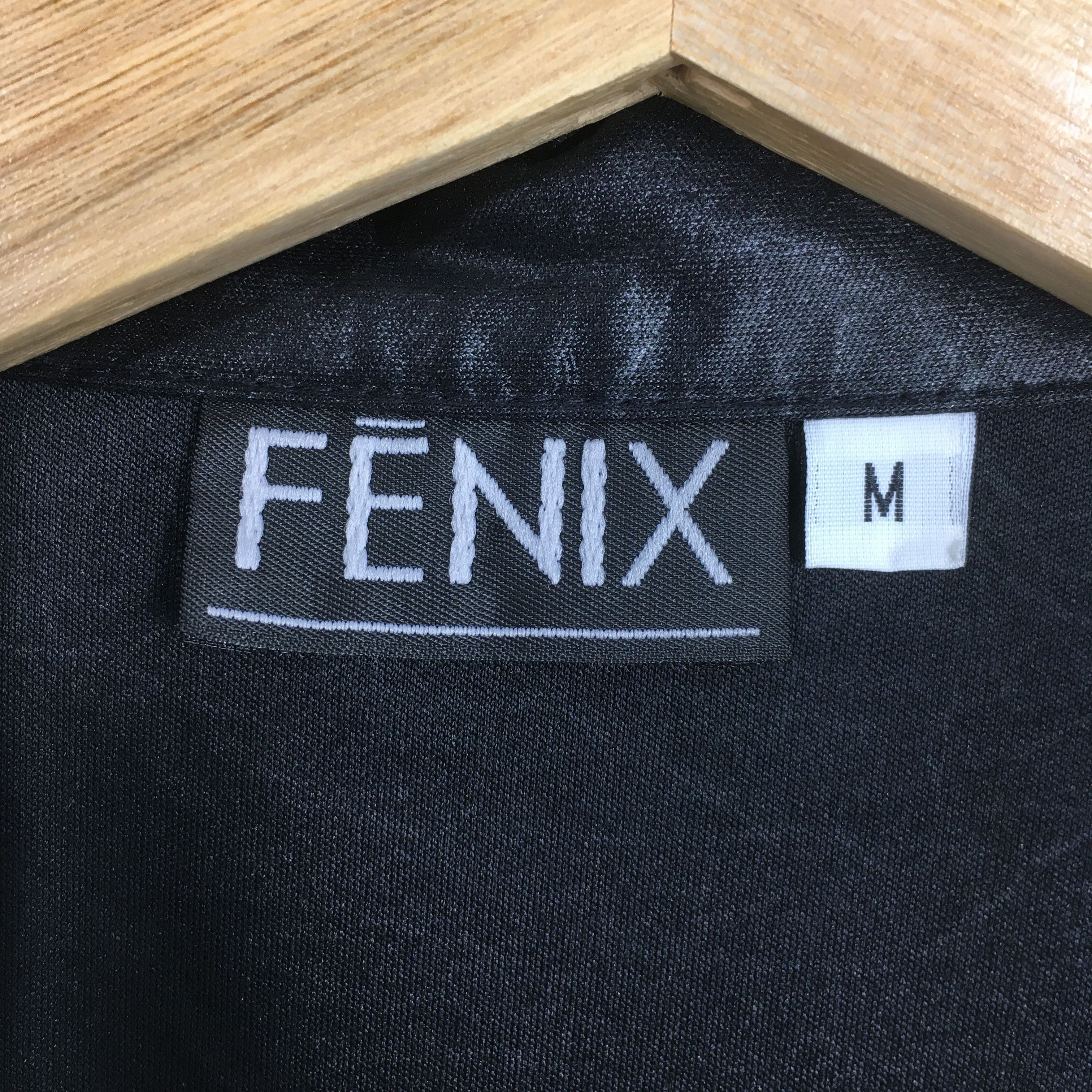 Vintage Vintage 70s Fenix Black Plain Polyester Shirt Medium Size US M / EU 48-50 / 2 - 5 Thumbnail