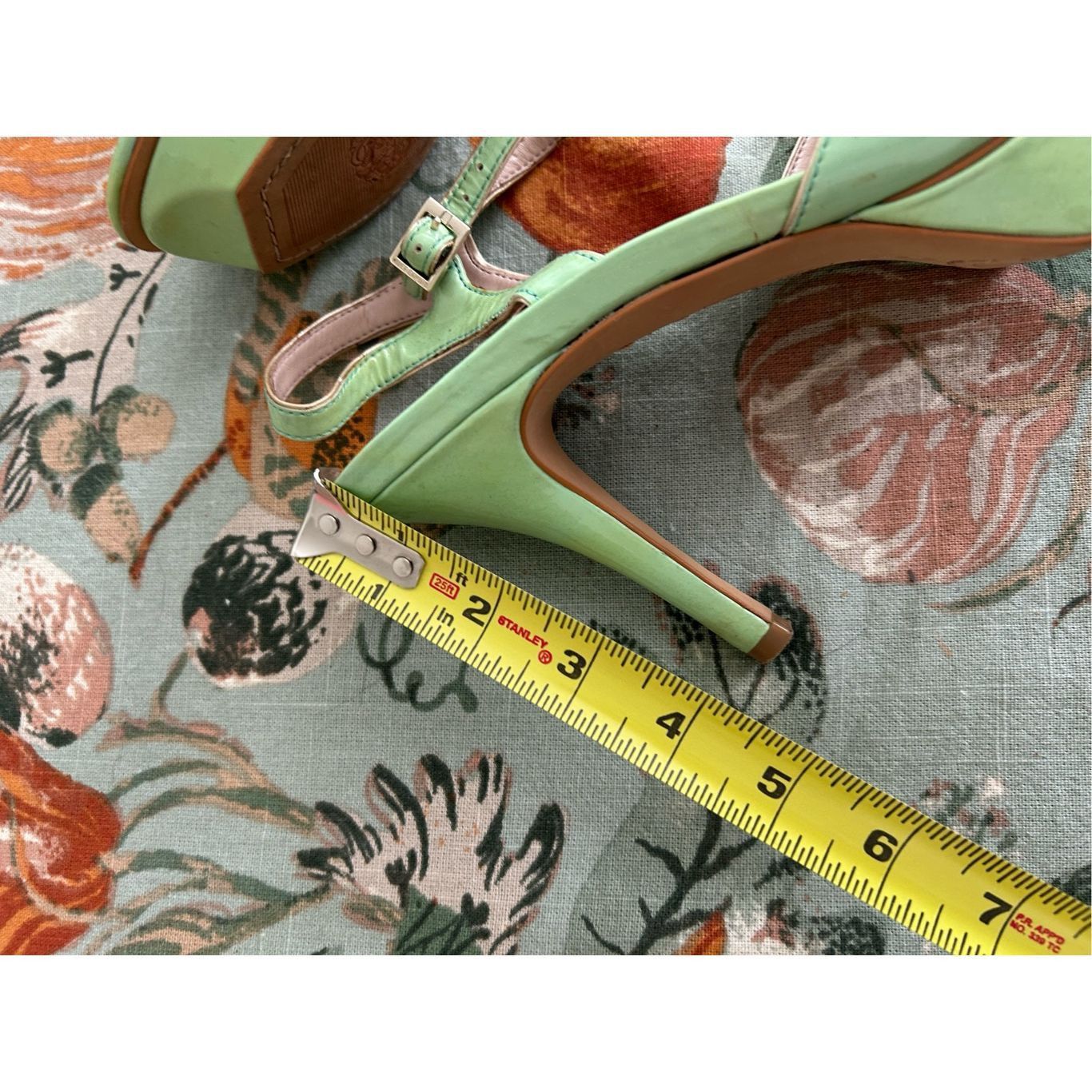 Vince Camuto Vince Camuto Trinna Mint Green Patent Heels Pumps, Size 8.5, Size US 8.5 / IT 38.5 - 3 Thumbnail