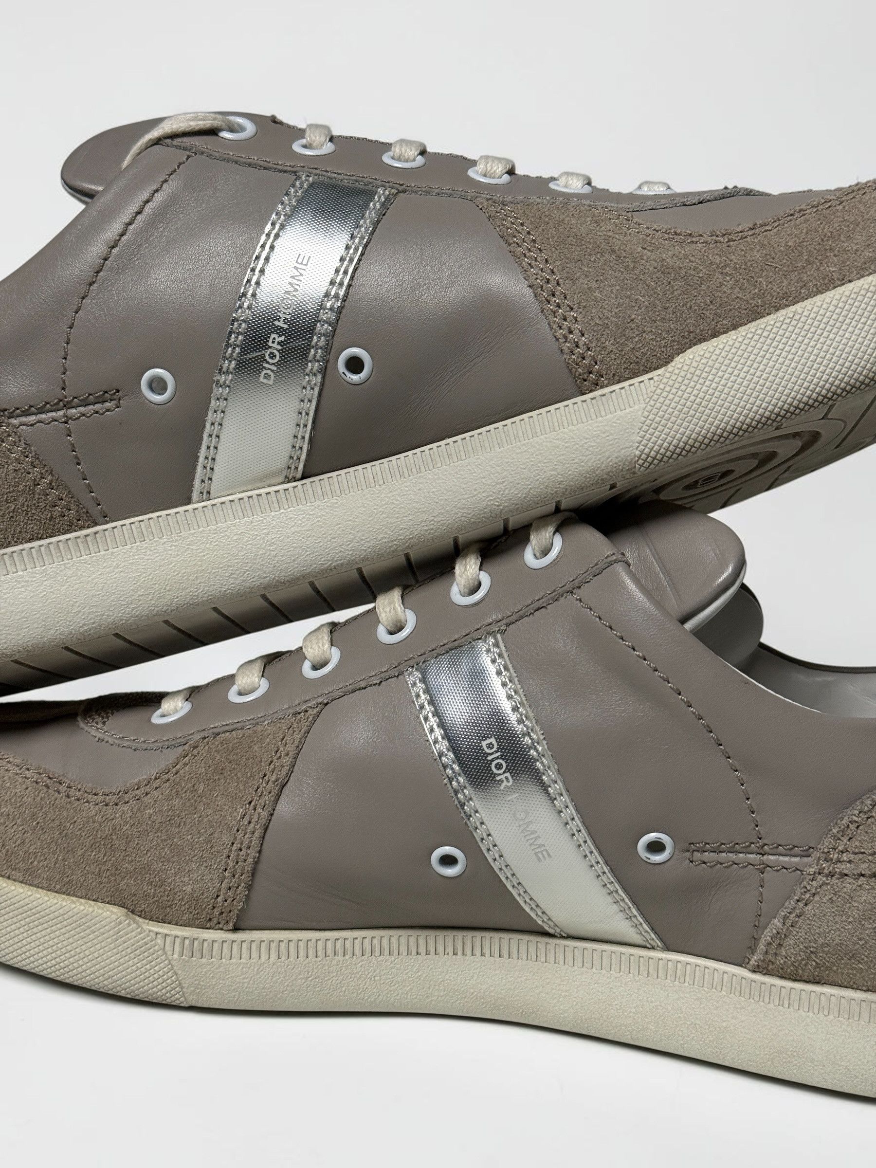 Dior FW2009 Dior Homme B01 Sneaker Leather/Suede Taupe Size US 10.5 / EU 43-44 - 6 Thumbnail