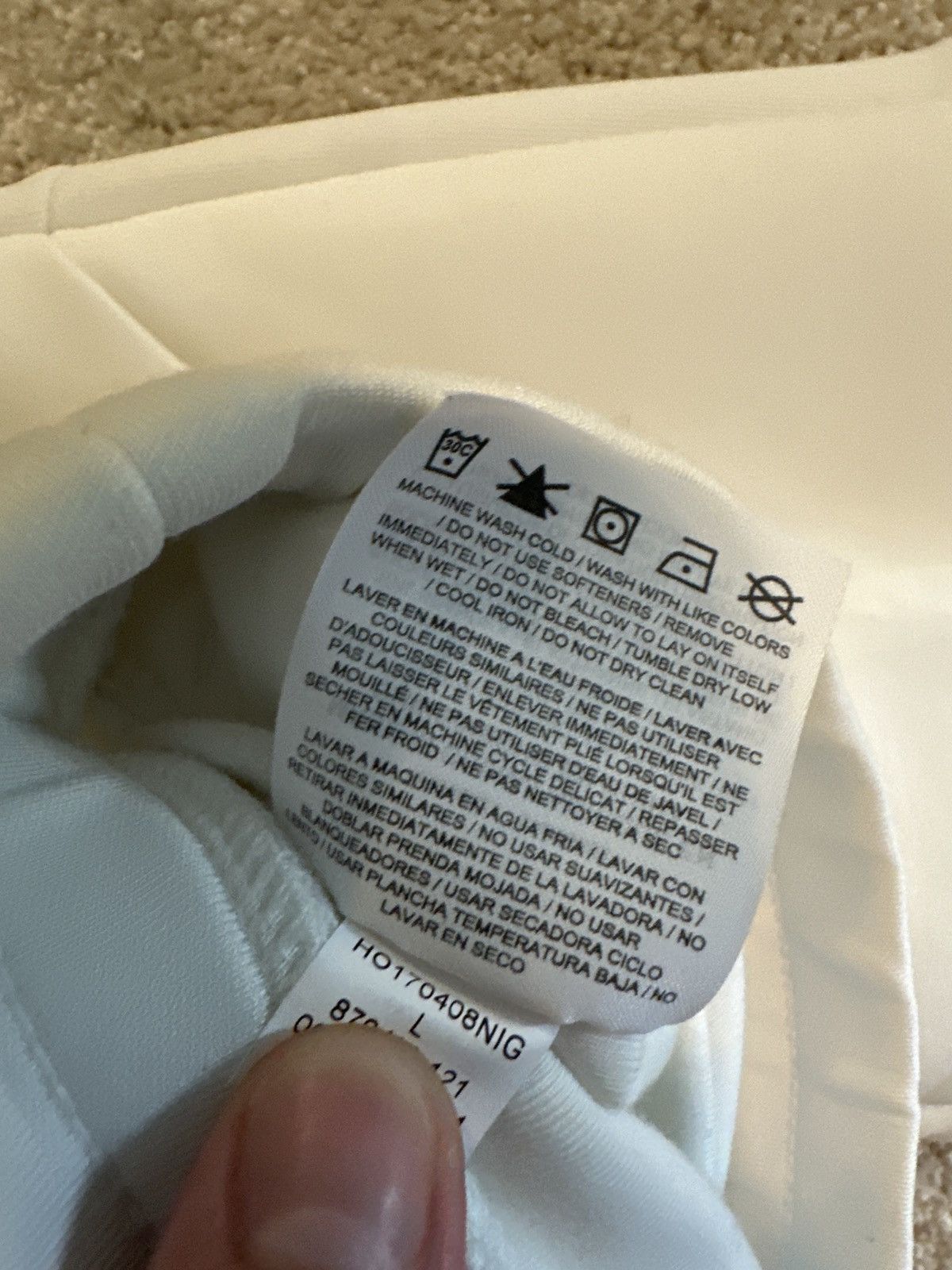 Jordan Brand Air Jordan White Sweatpants Size US 36 / EU 52 - 5 Thumbnail