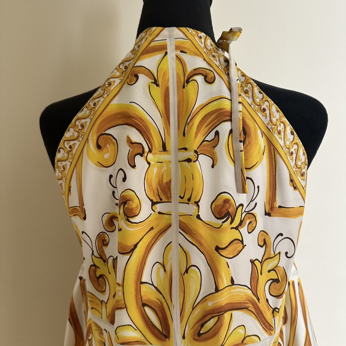 Dolce & Gabbana Dolce & Gabbana Majolica-print halterneck top Size M / US 6-8 / IT 42-44 - 15 Thumbnail
