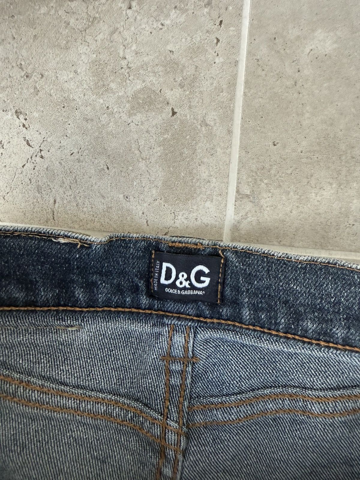 Dolce & Gabbana Vintage Y2k Denim Blue Jeans Dolce & gabanna Size 29" - 3 Thumbnail