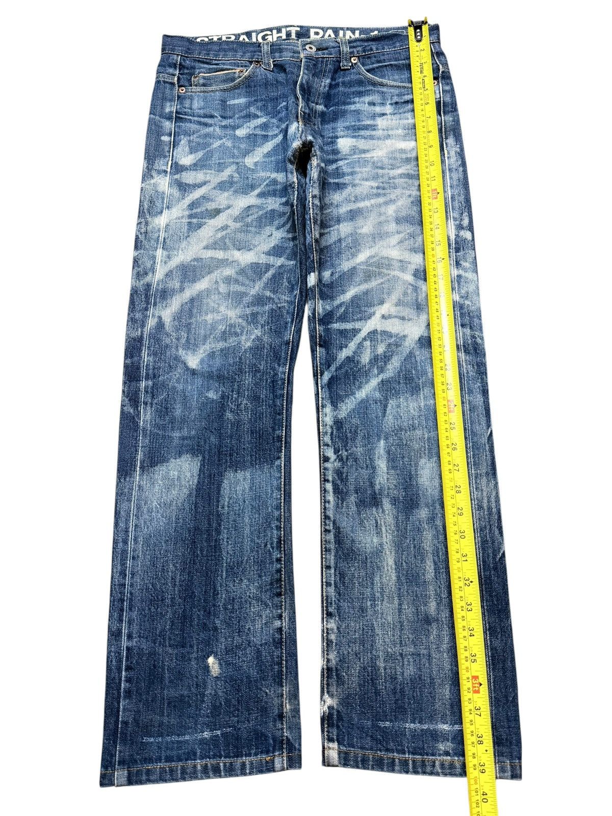 Vintage Covernat Selvedge Faded Wash Clawmark Whisker Loose