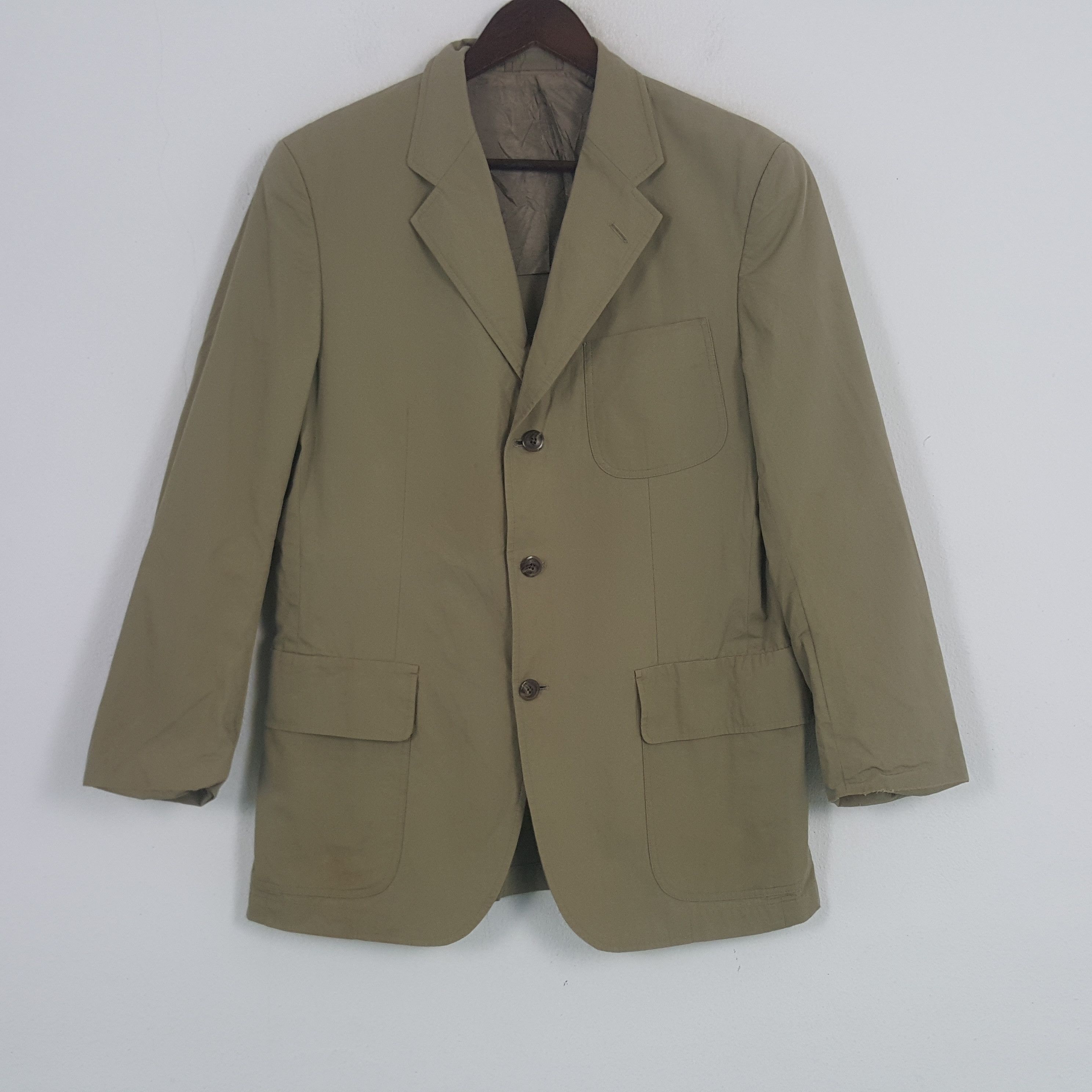 Burberry × Vintage Vintage Burberry London Custom Spell Out Blazer Jacket Size 38S - 3 Thumbnail
