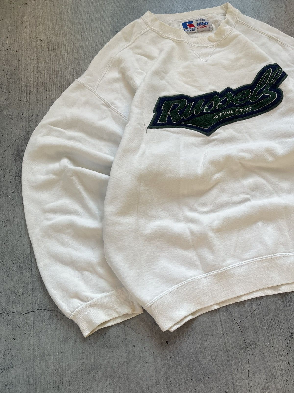 Russell Athletic Vintage Russell Athletic USA Oversized Sweatshirt Size US L / EU 52-54 / 3 - 3 Thumbnail