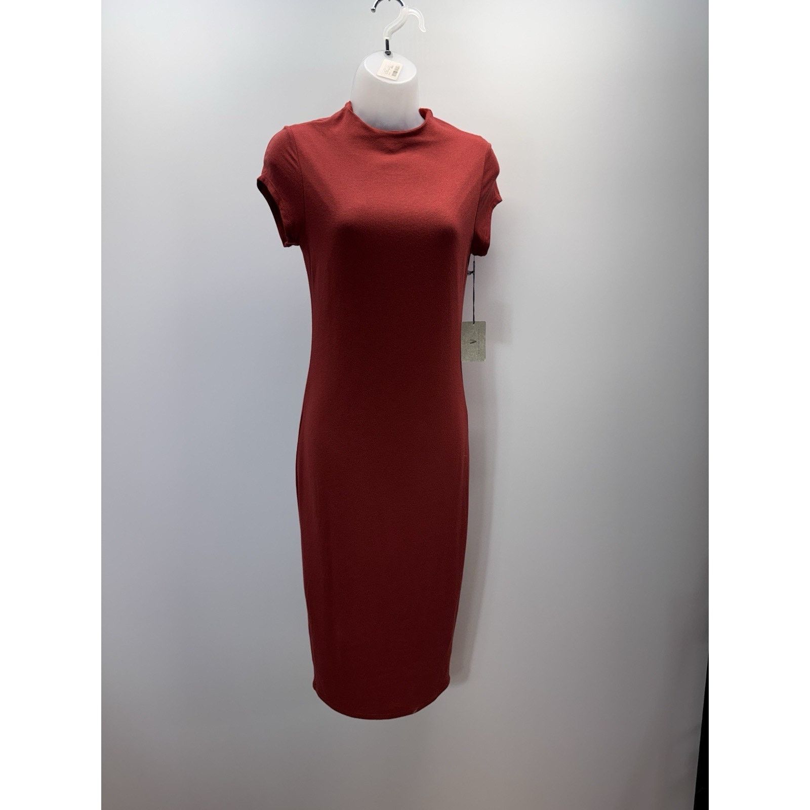 VIBE Vibe Sportswear Bodycon Dress Size Medium Stretch High Neck Size M / US 6-8 / IT 42-44 - 1 Thumbnail