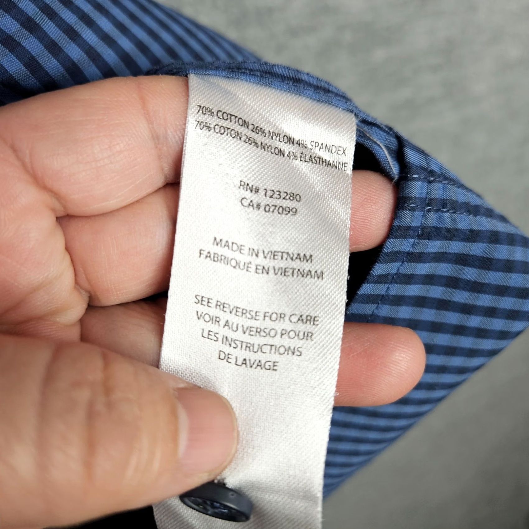 TravisMathew TravisMathew Button Up Shirt Blue Check Short Sleeve XL Mens Casual Holiday? Size US XL / EU 56 / 4 - 5 Thumbnail